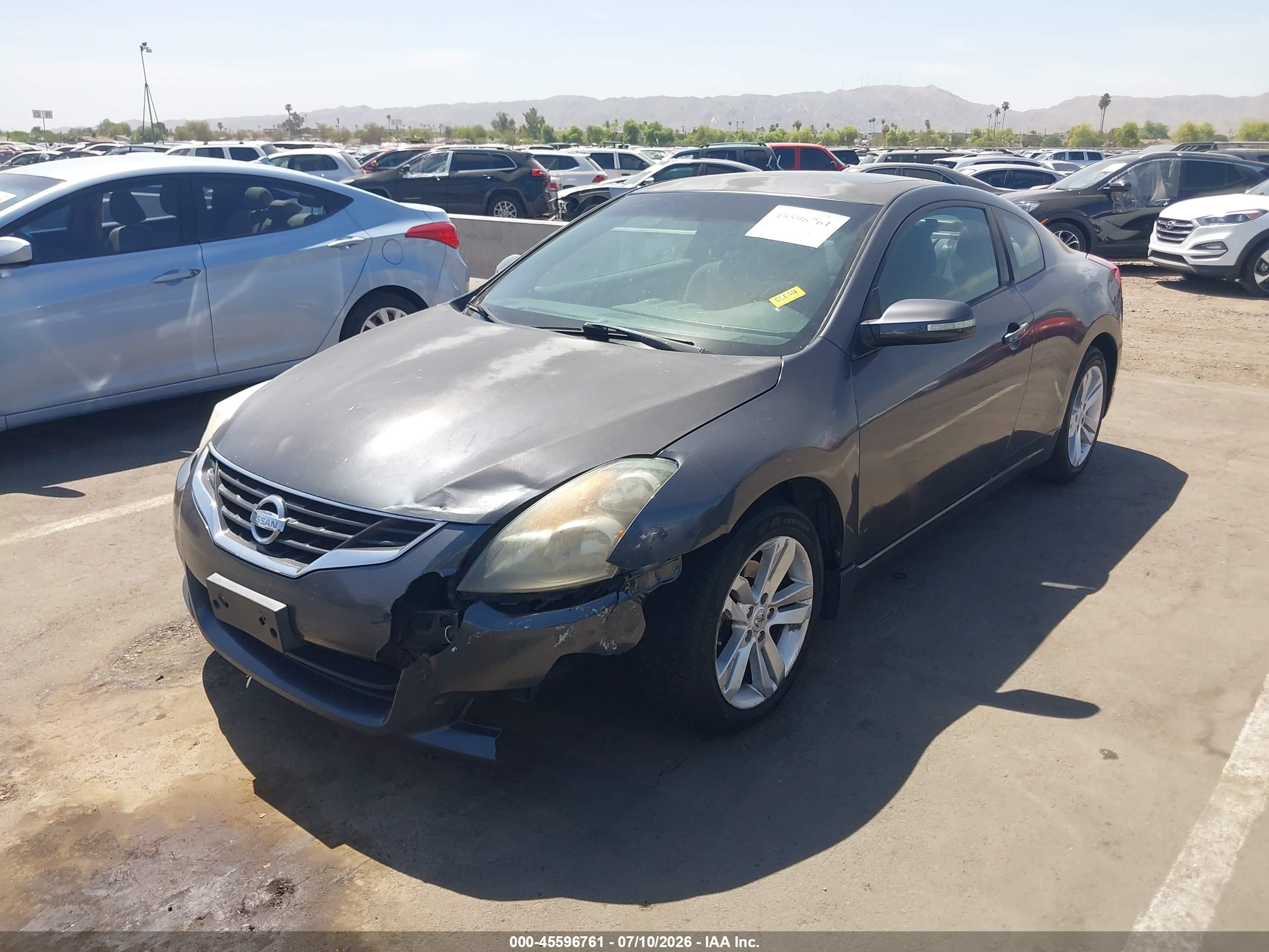2010 Nissan Altima 2.5 S Black vin: 1N4AL2EPXAC183801