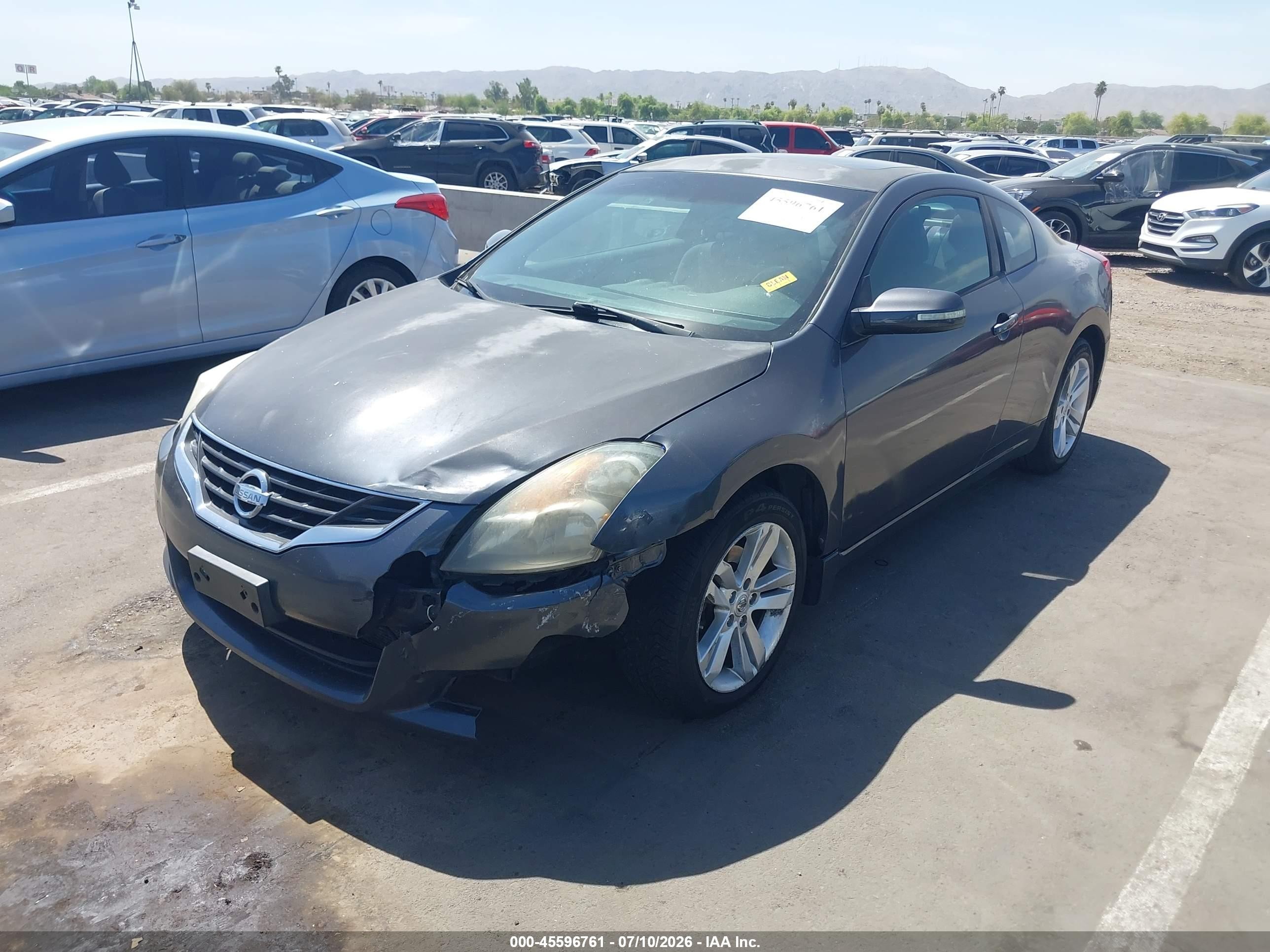 2010 Nissan Altima 2.5 S Black vin: 1N4AL2EPXAC183801