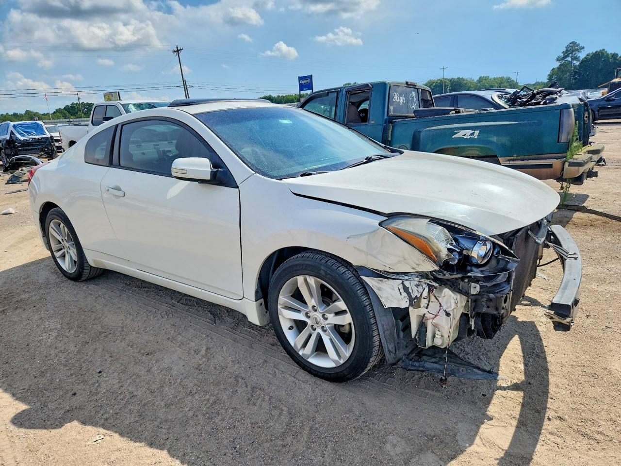 2011 Nissan Altima S White vin: 1N4AL2EPXBC111403