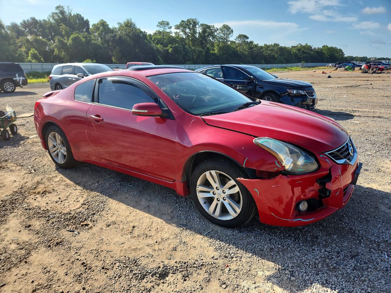 2012 Nissan Altima 2.5 S Red vin: 1N4AL2EPXCC220803