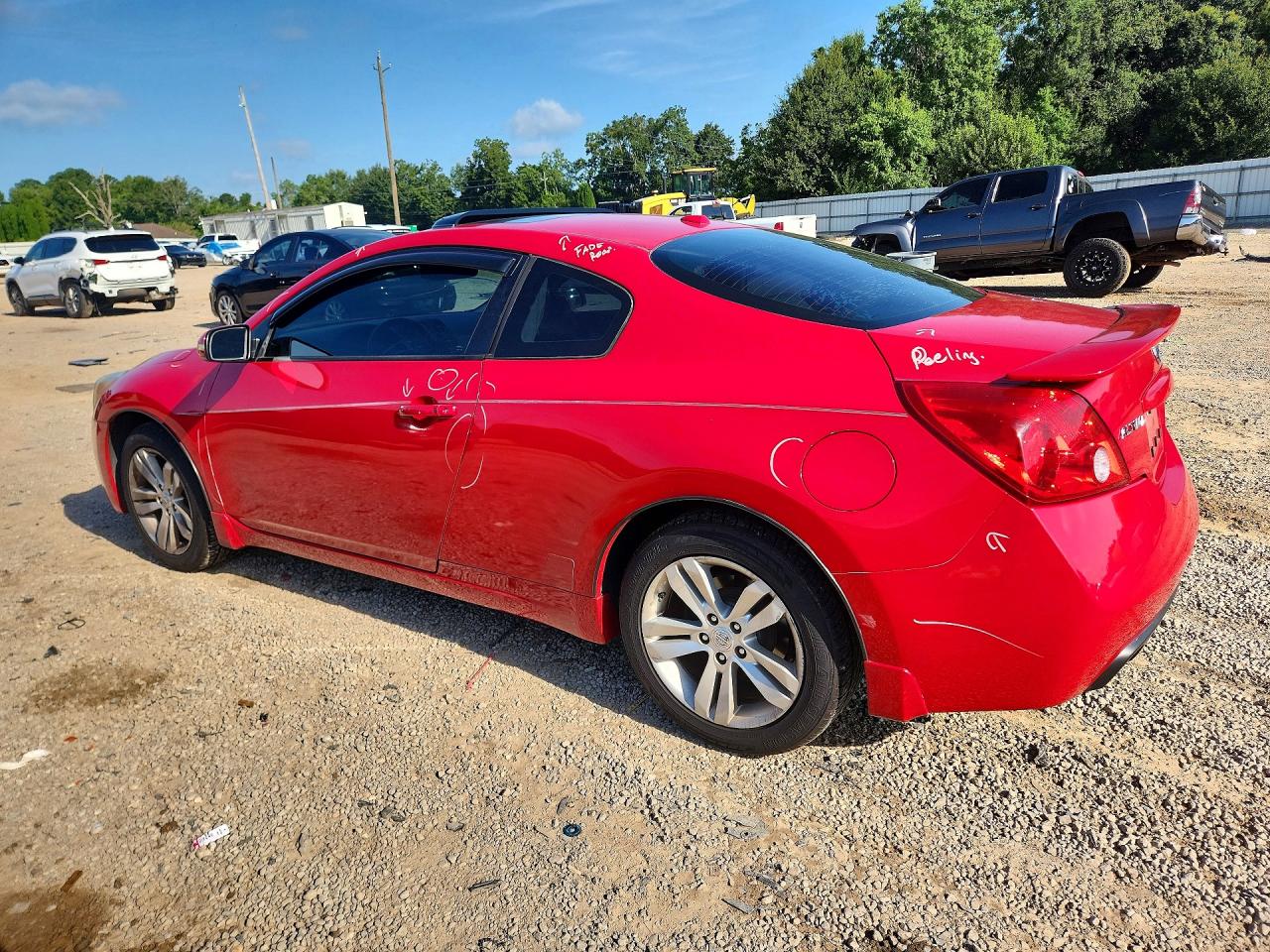 2012 Nissan Altima 2.5 S Red vin: 1N4AL2EPXCC220803