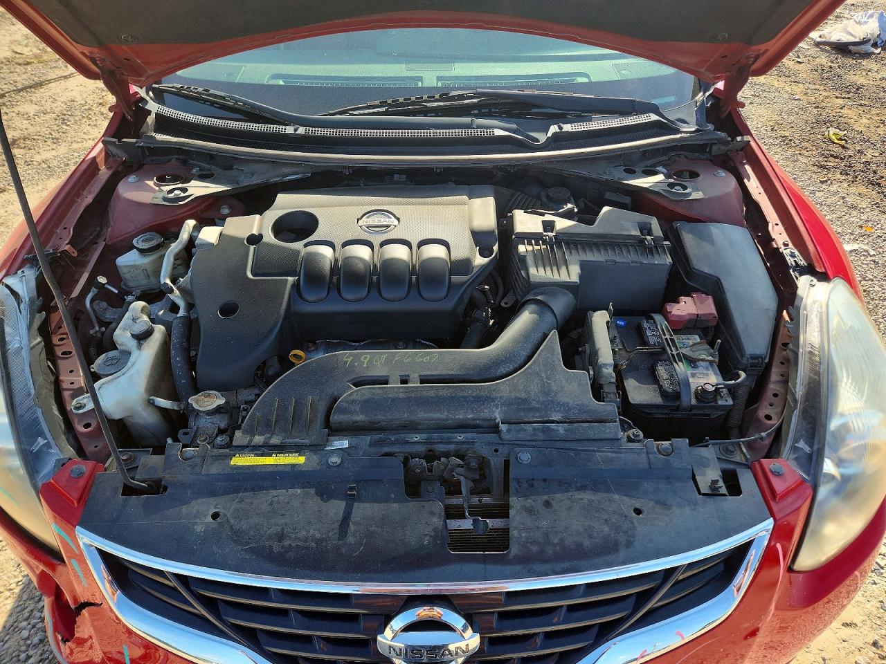2012 Nissan Altima 2.5 S Red vin: 1N4AL2EPXCC220803