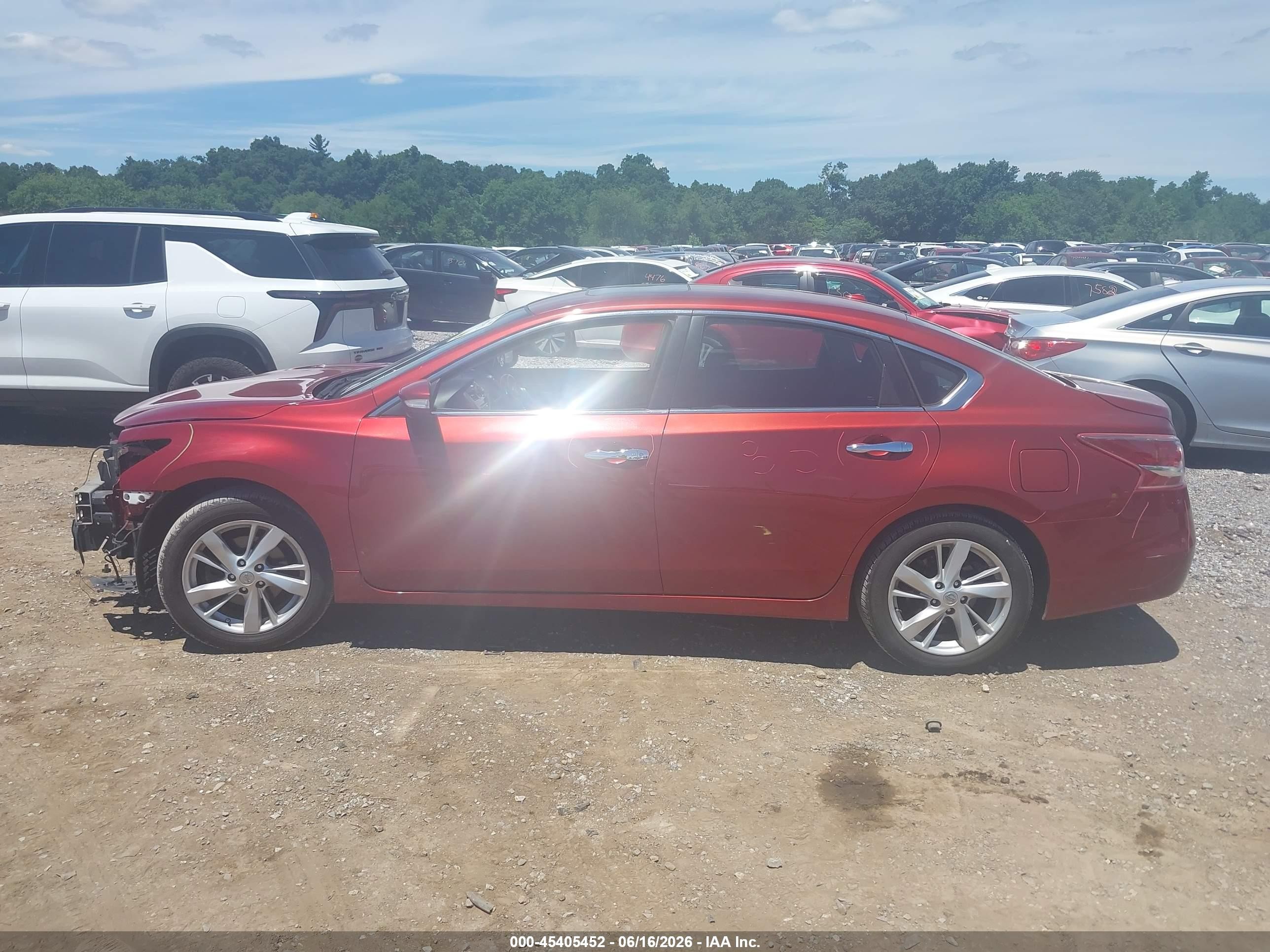2013 Nissan Altima 2.5 Sv Red vin: 1N4AL3AP0DC114843