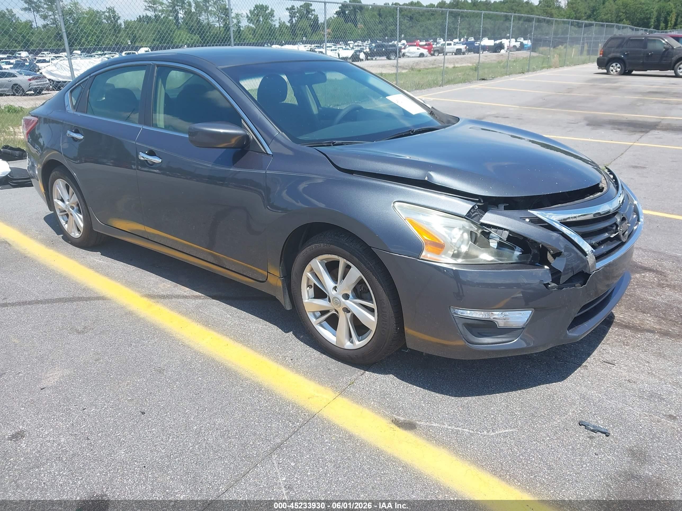 2013 Nissan Altima 2.5 Sv Gray vin: 1N4AL3AP0DC117497