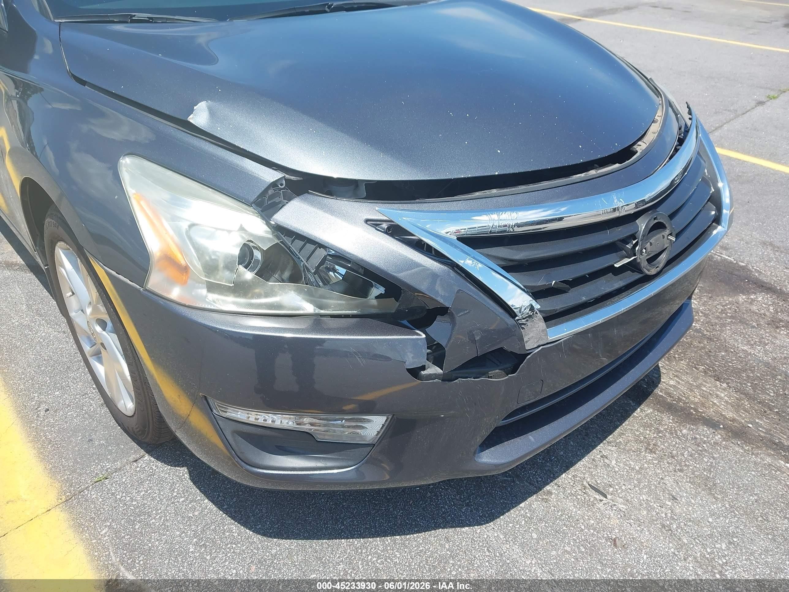 2013 Nissan Altima 2.5 Sv Gray vin: 1N4AL3AP0DC117497