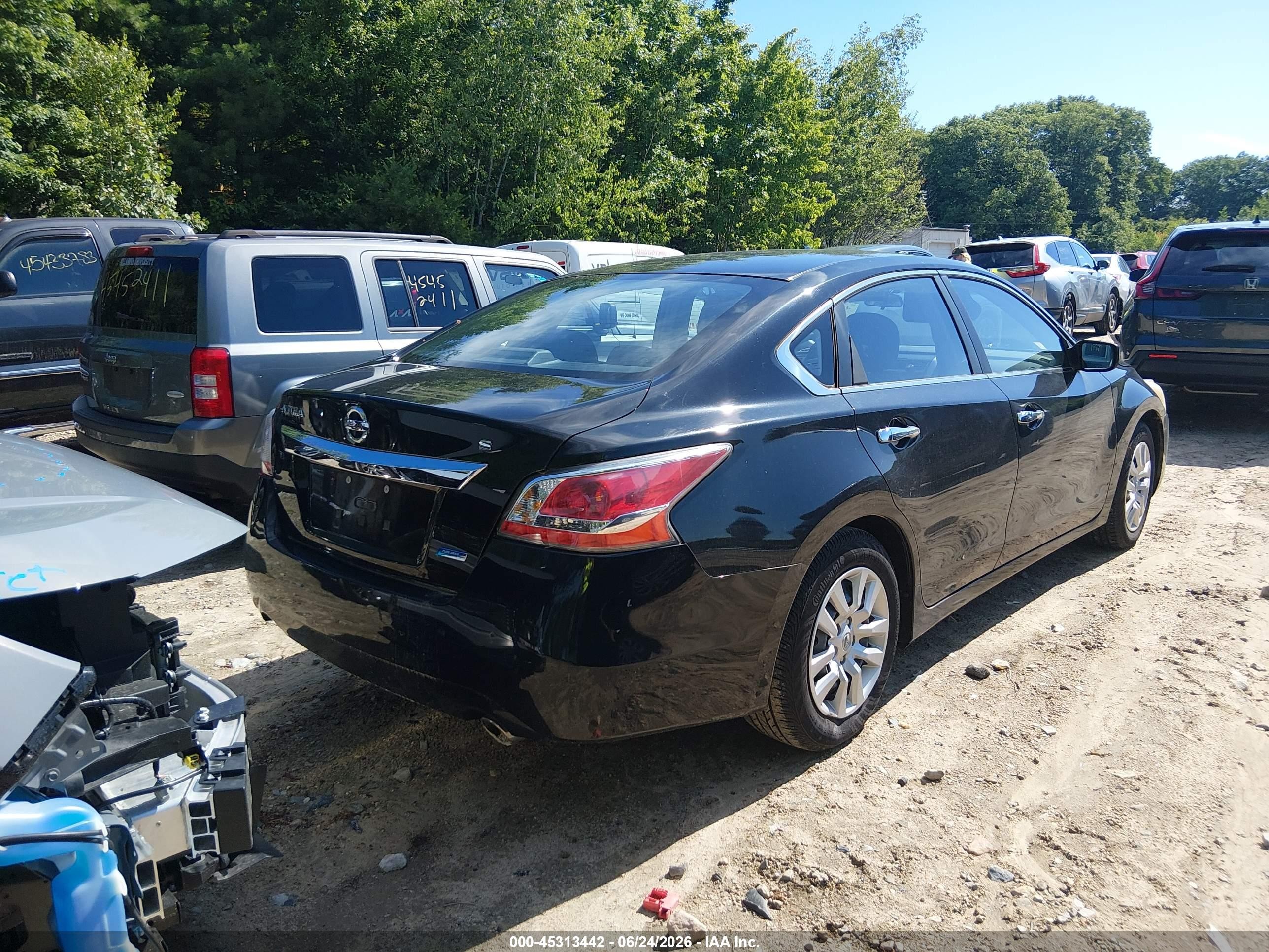 2013 Nissan Altima 2.5 S Black vin: 1N4AL3AP0DC124577