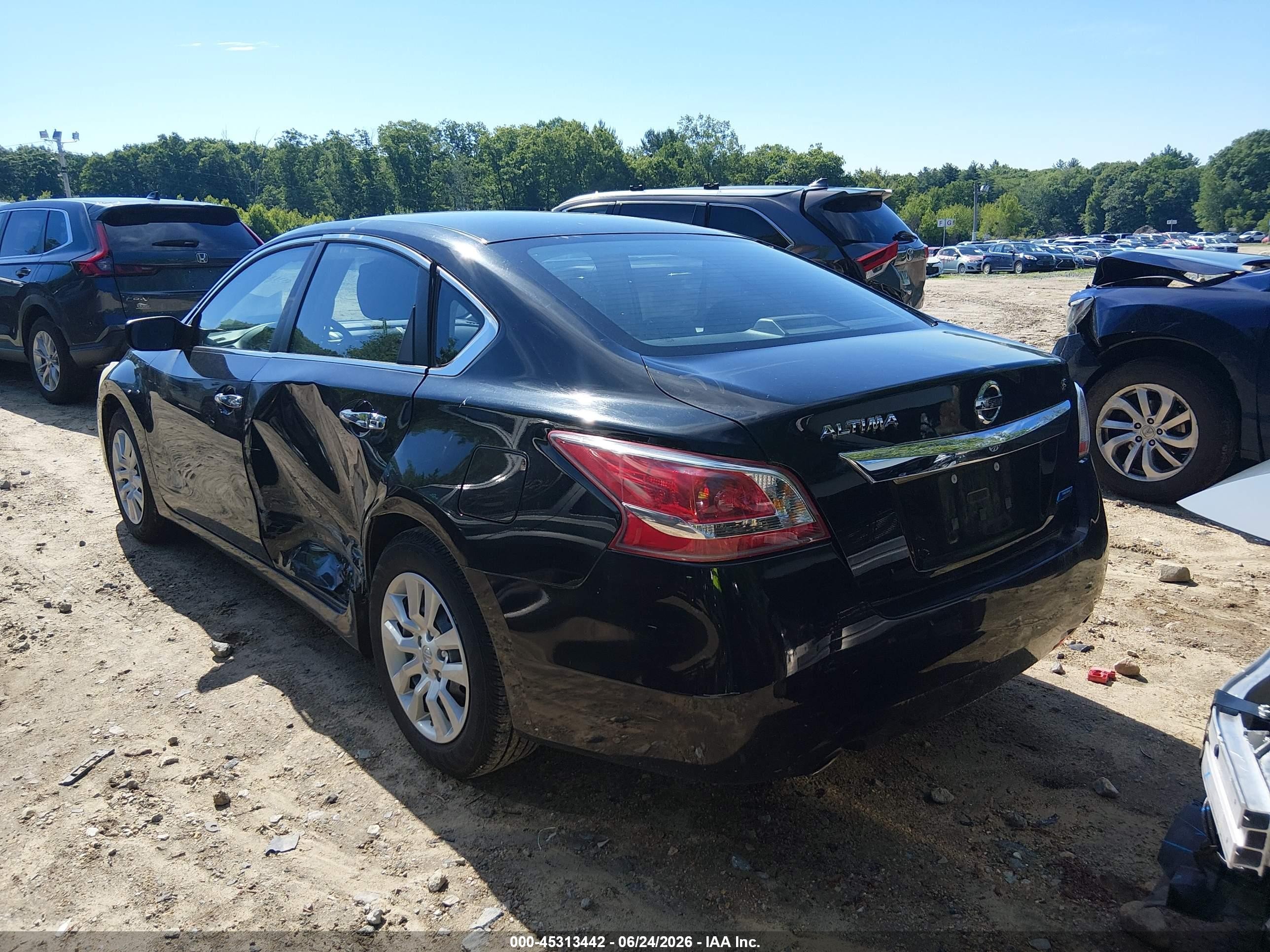 2013 Nissan Altima 2.5 S Black vin: 1N4AL3AP0DC124577