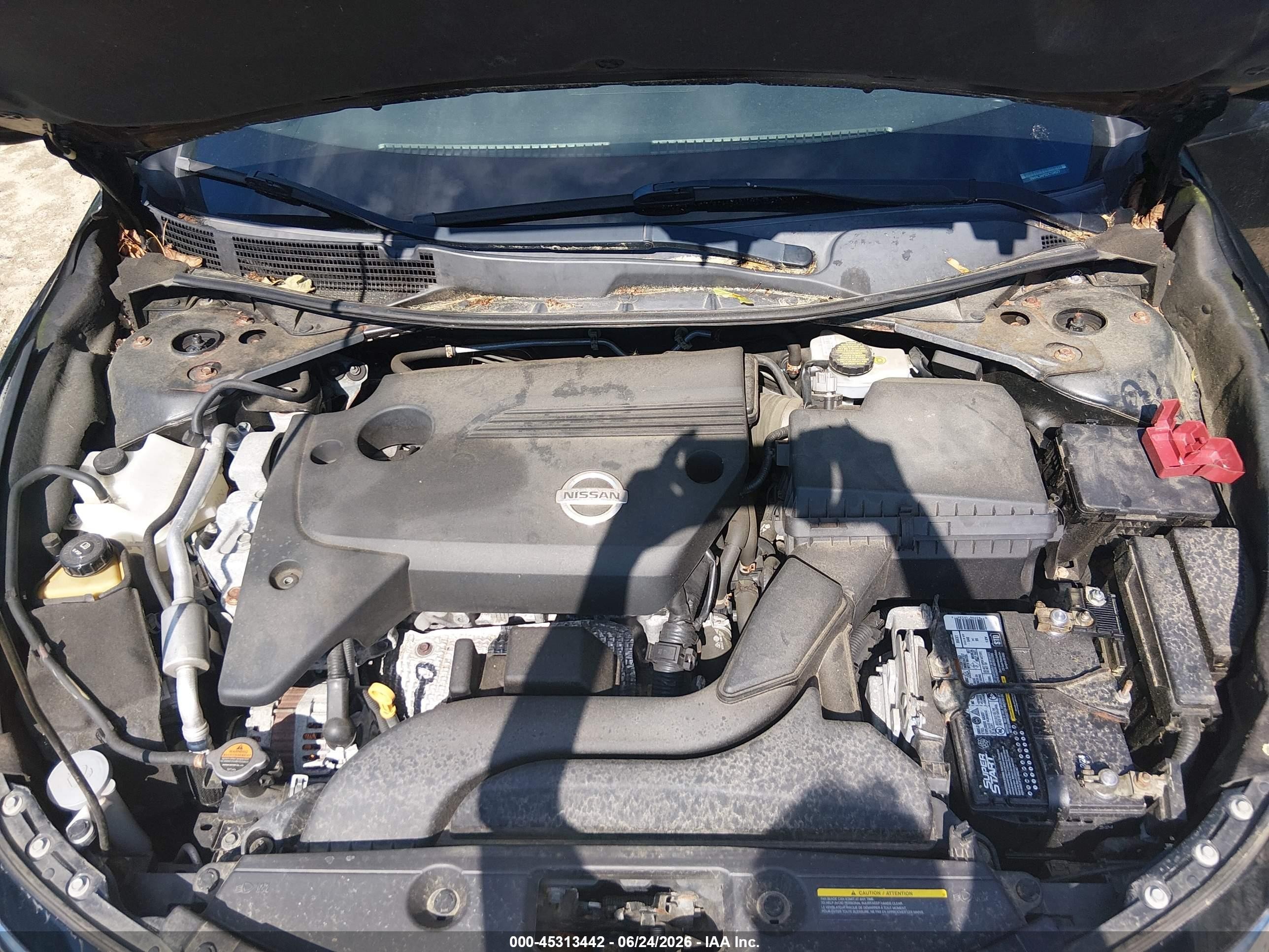2013 Nissan Altima 2.5 S Black vin: 1N4AL3AP0DC124577