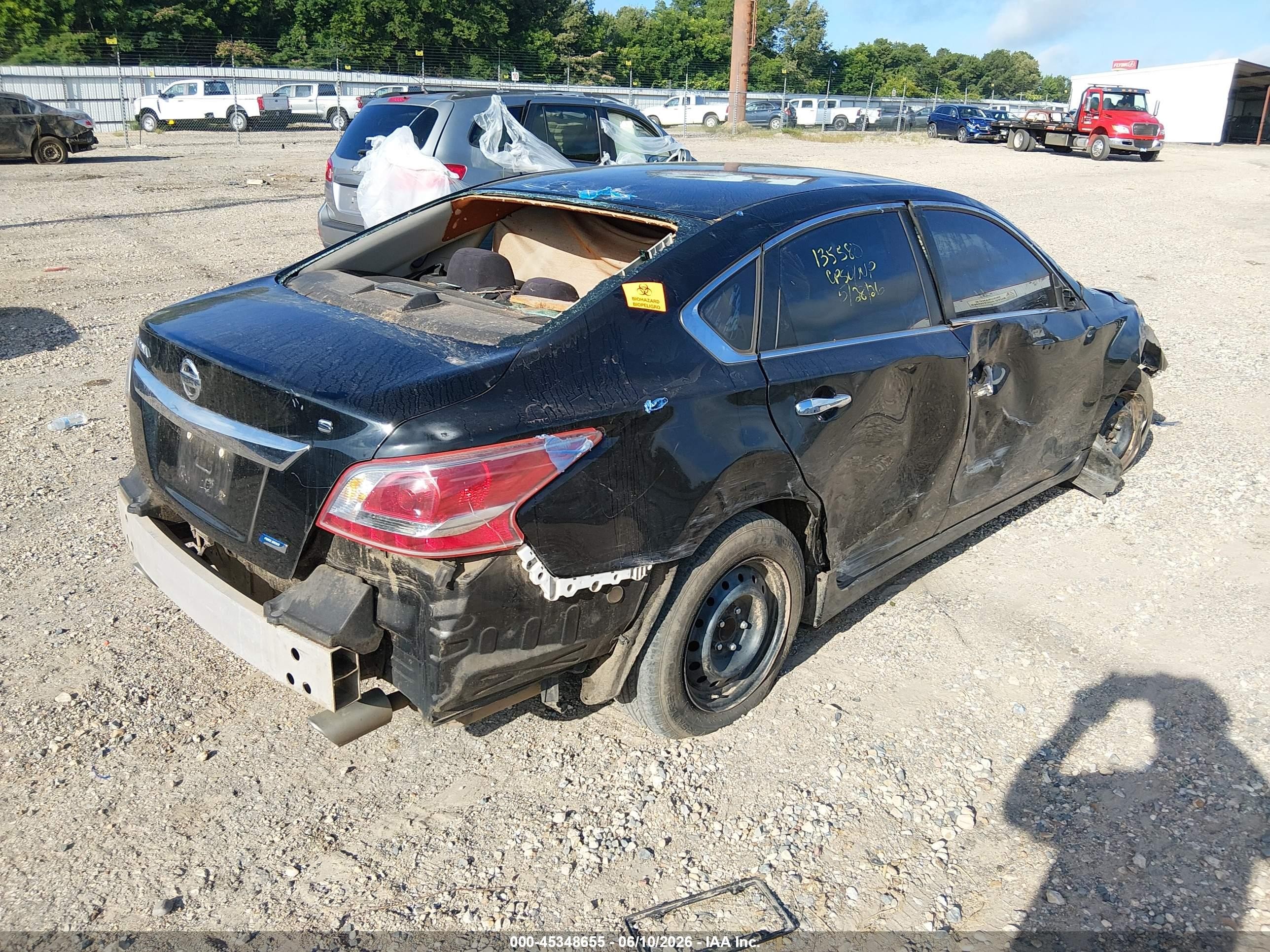 2013 Nissan Altima 2.5 S Black vin: 1N4AL3AP0DC135580