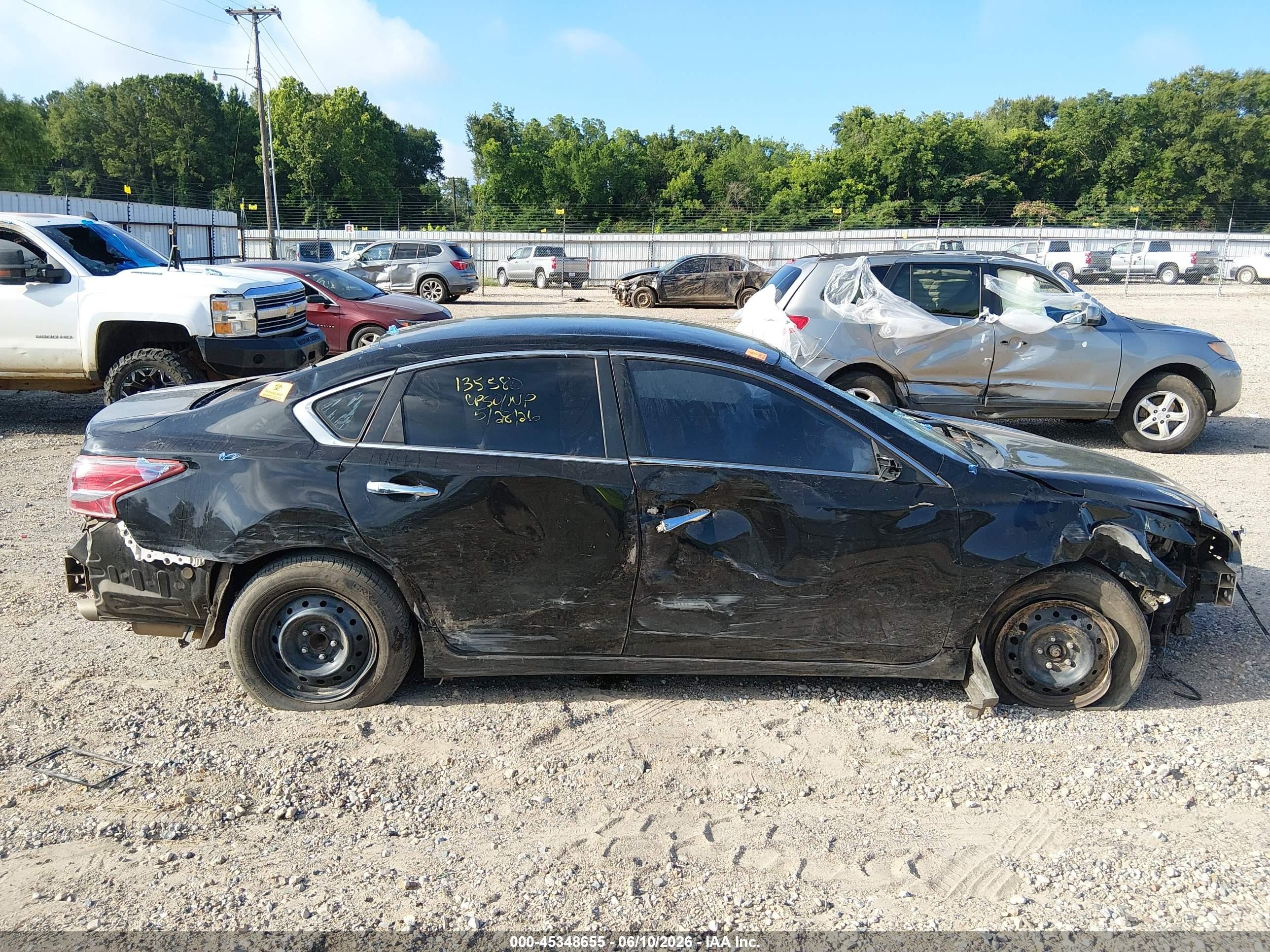 2013 Nissan Altima 2.5 S Black vin: 1N4AL3AP0DC135580