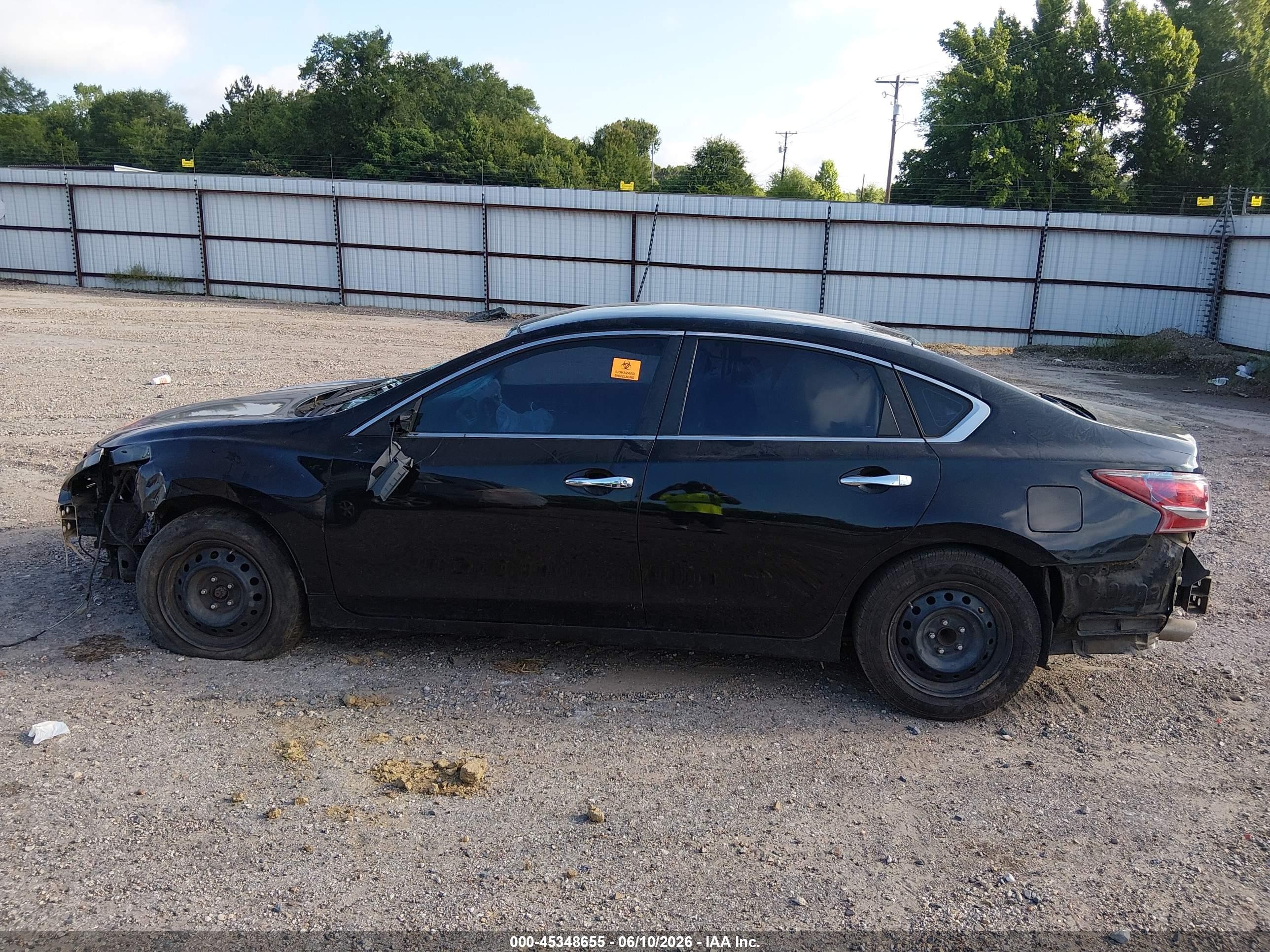 2013 Nissan Altima 2.5 S Black vin: 1N4AL3AP0DC135580