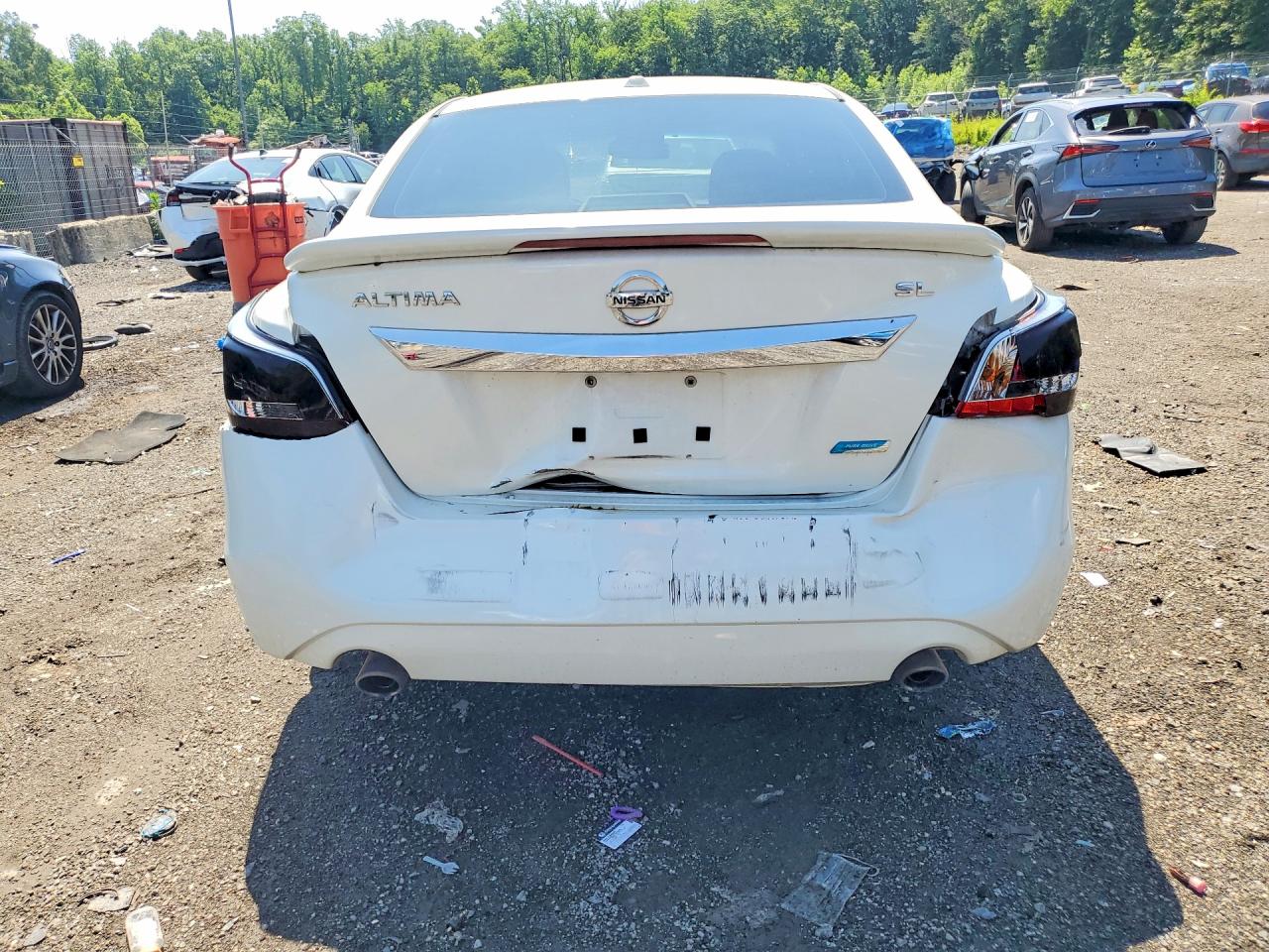 2013 Nissan Altima 2.5 White vin: 1N4AL3AP0DC143419