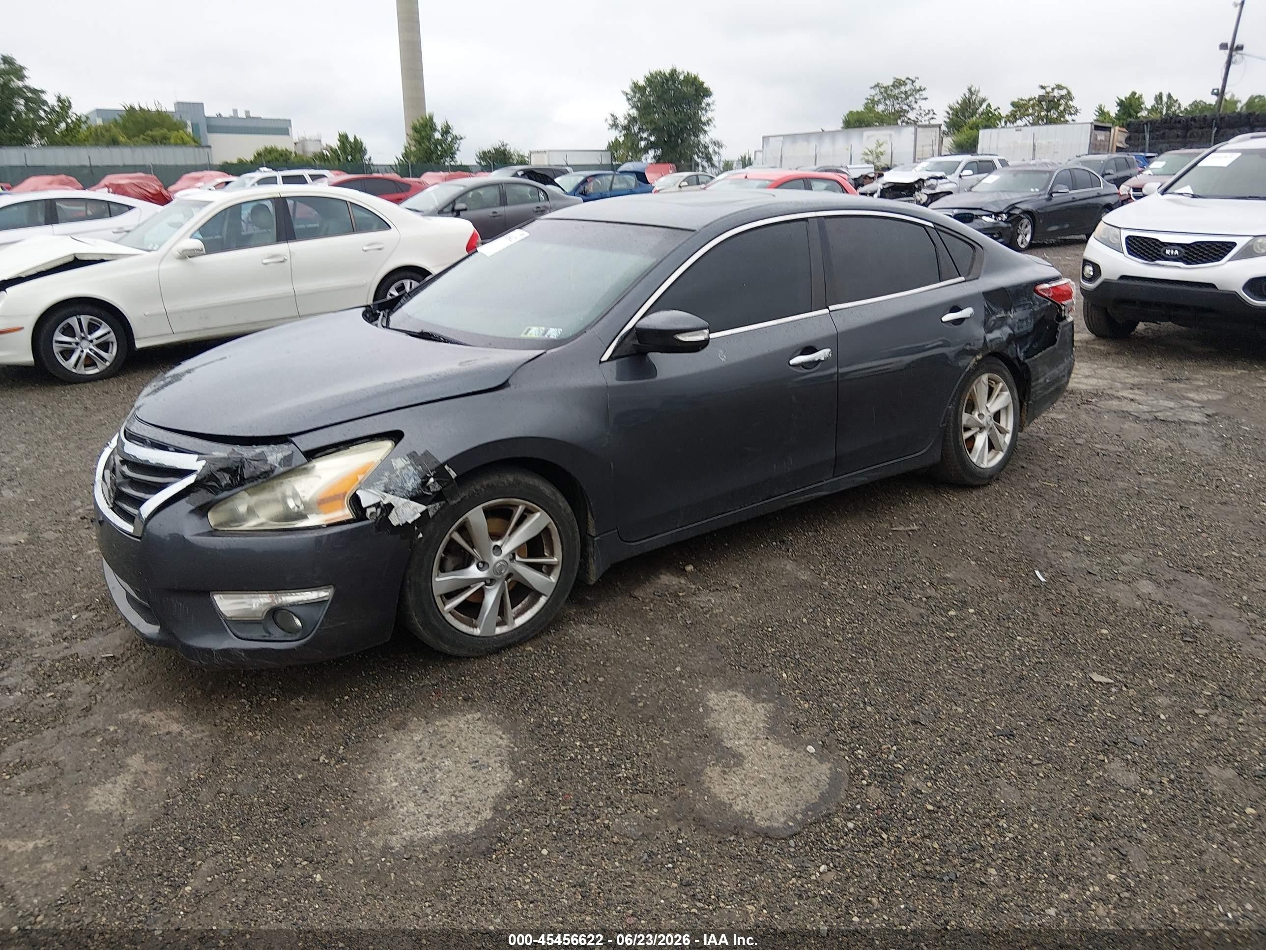 2013 Nissan Altima 2.5 Sv Gray vin: 1N4AL3AP0DC144957
