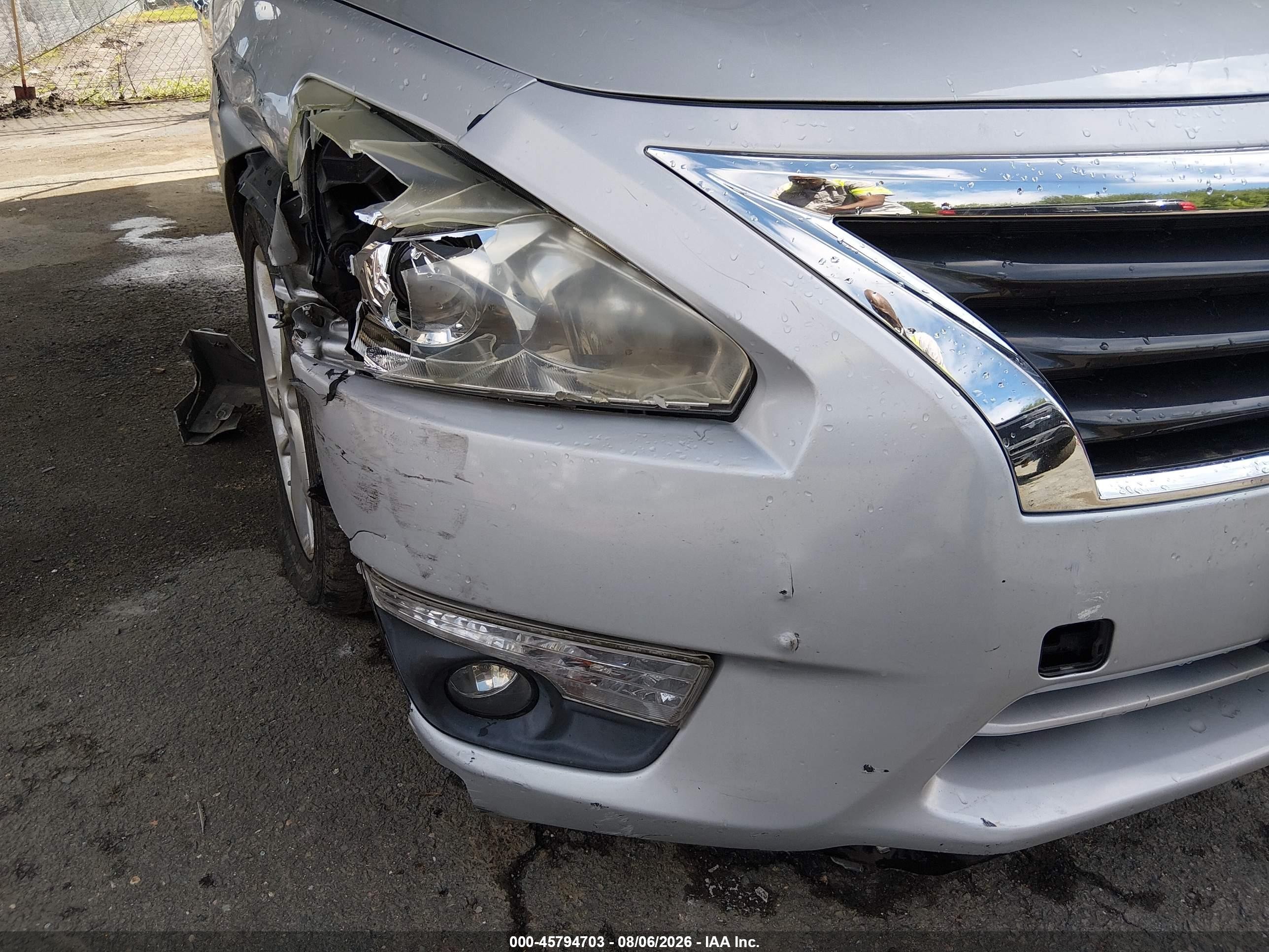 2013 Nissan Altima 2.5 Sl Серебряный vin: 1N4AL3AP0DC145395
