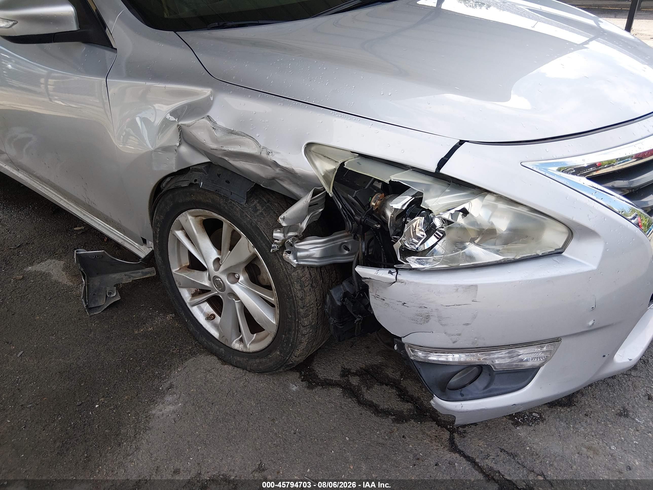 2013 Nissan Altima 2.5 Sl Серебряный vin: 1N4AL3AP0DC145395