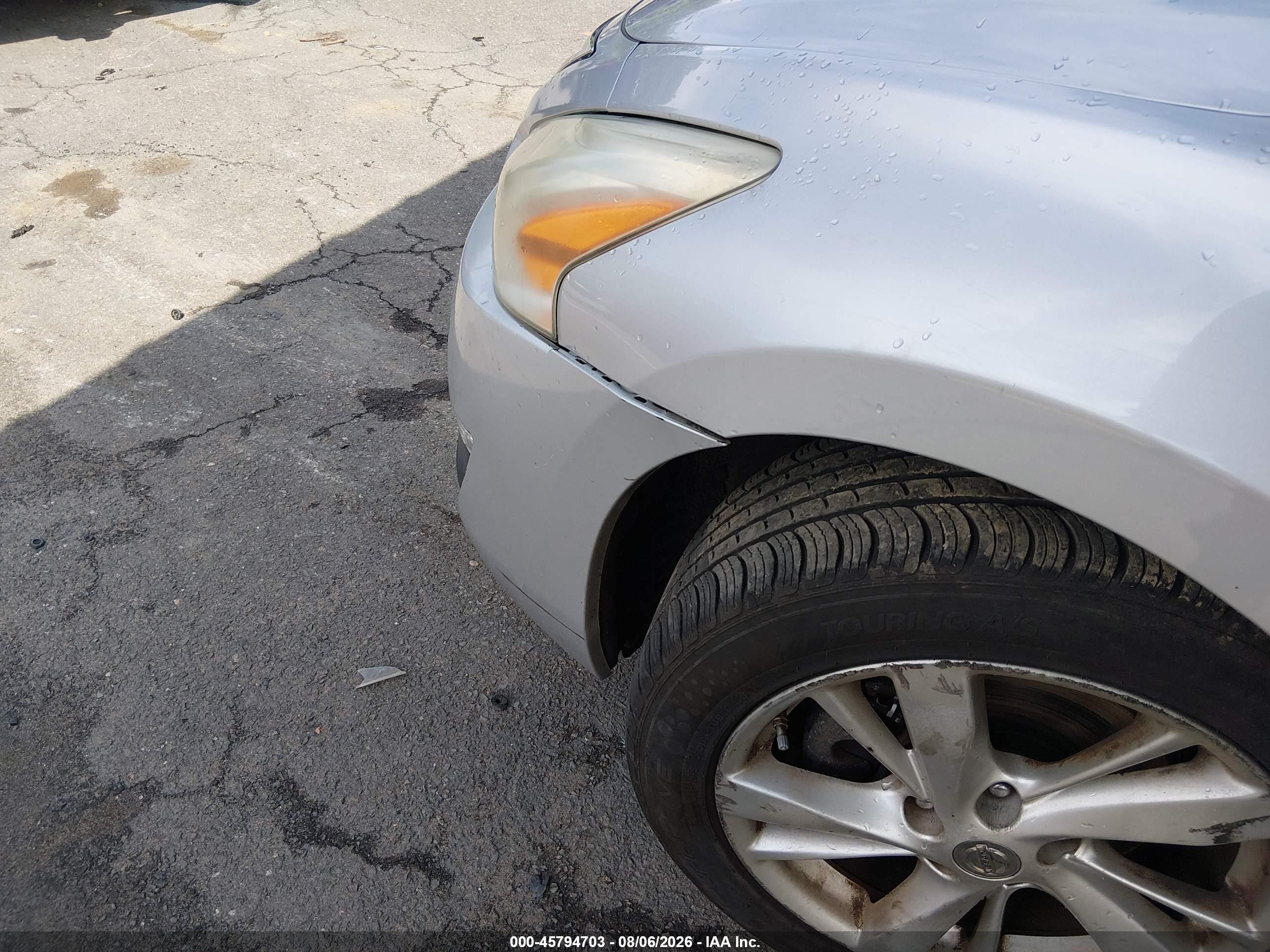 2013 Nissan Altima 2.5 Sl Серебряный vin: 1N4AL3AP0DC145395
