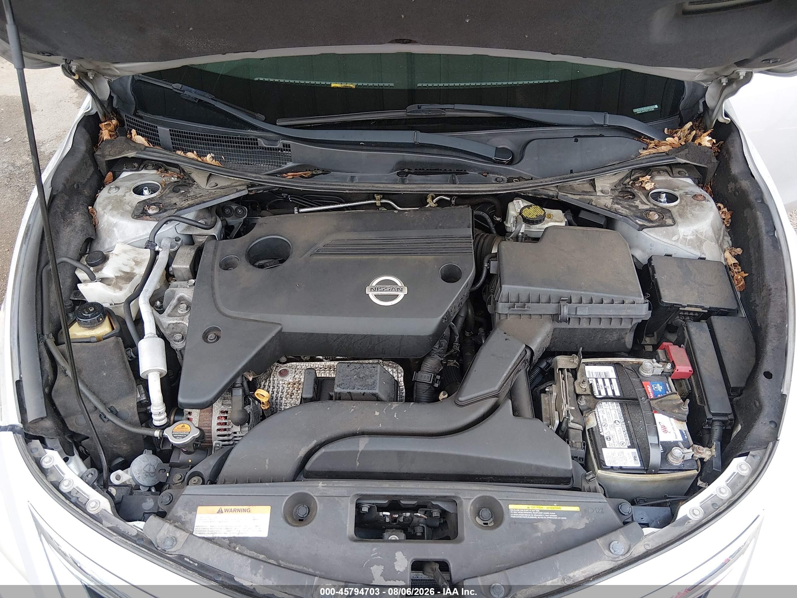 2013 Nissan Altima 2.5 Sl Серебряный vin: 1N4AL3AP0DC145395