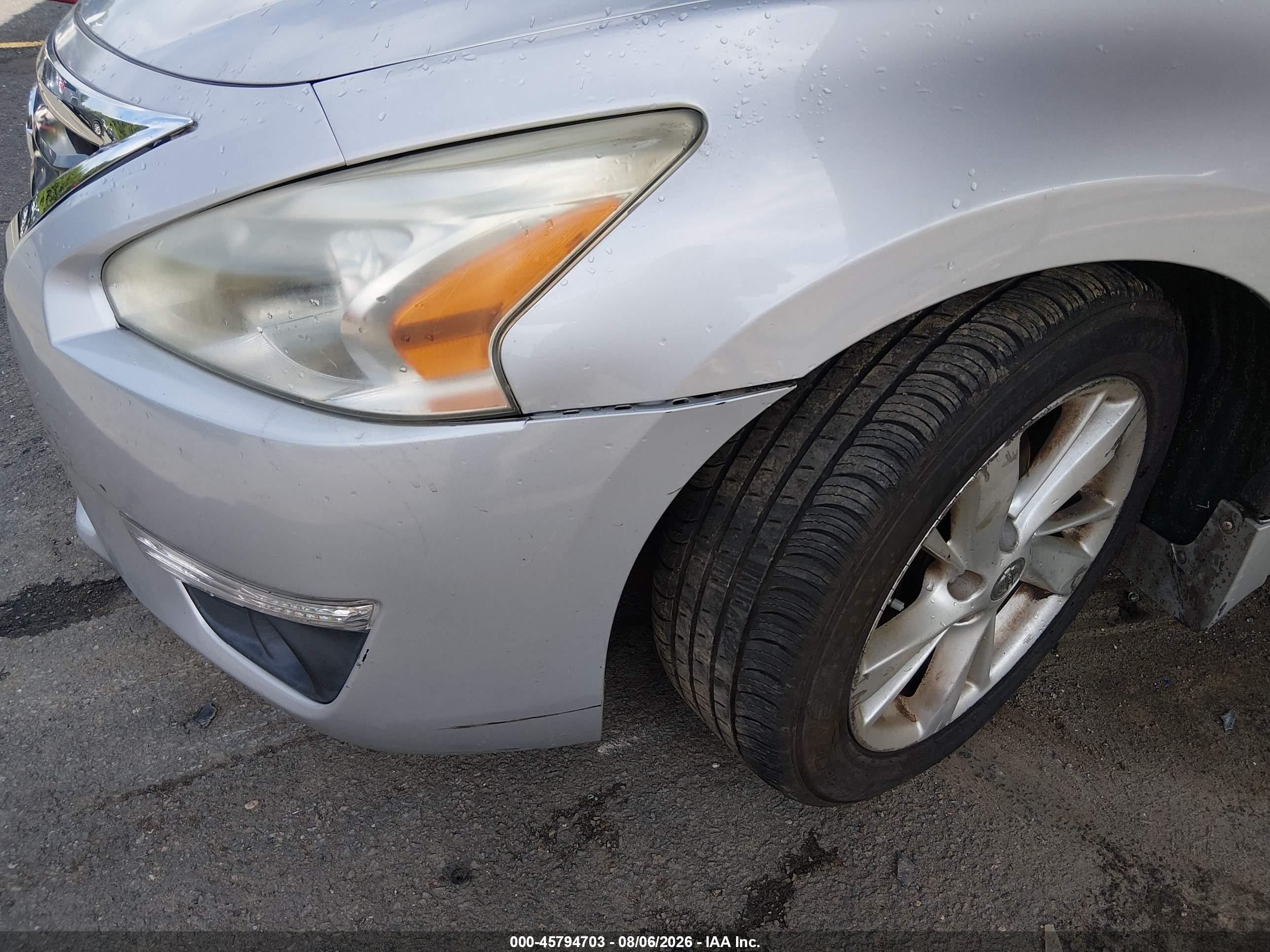 2013 Nissan Altima 2.5 Sl Серебряный vin: 1N4AL3AP0DC145395