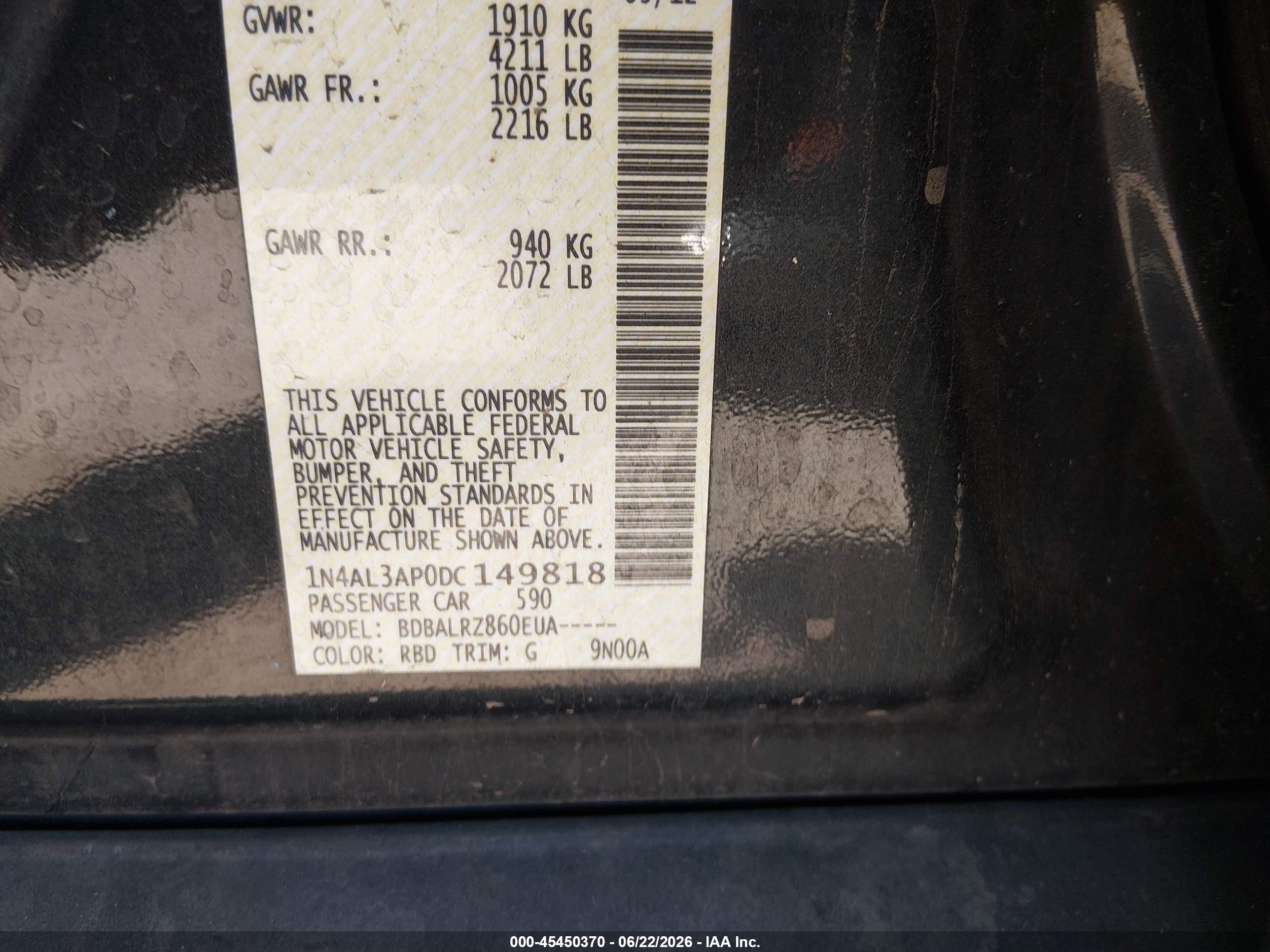 2013 Nissan Altima 2.5 S Gray vin: 1N4AL3AP0DC149818
