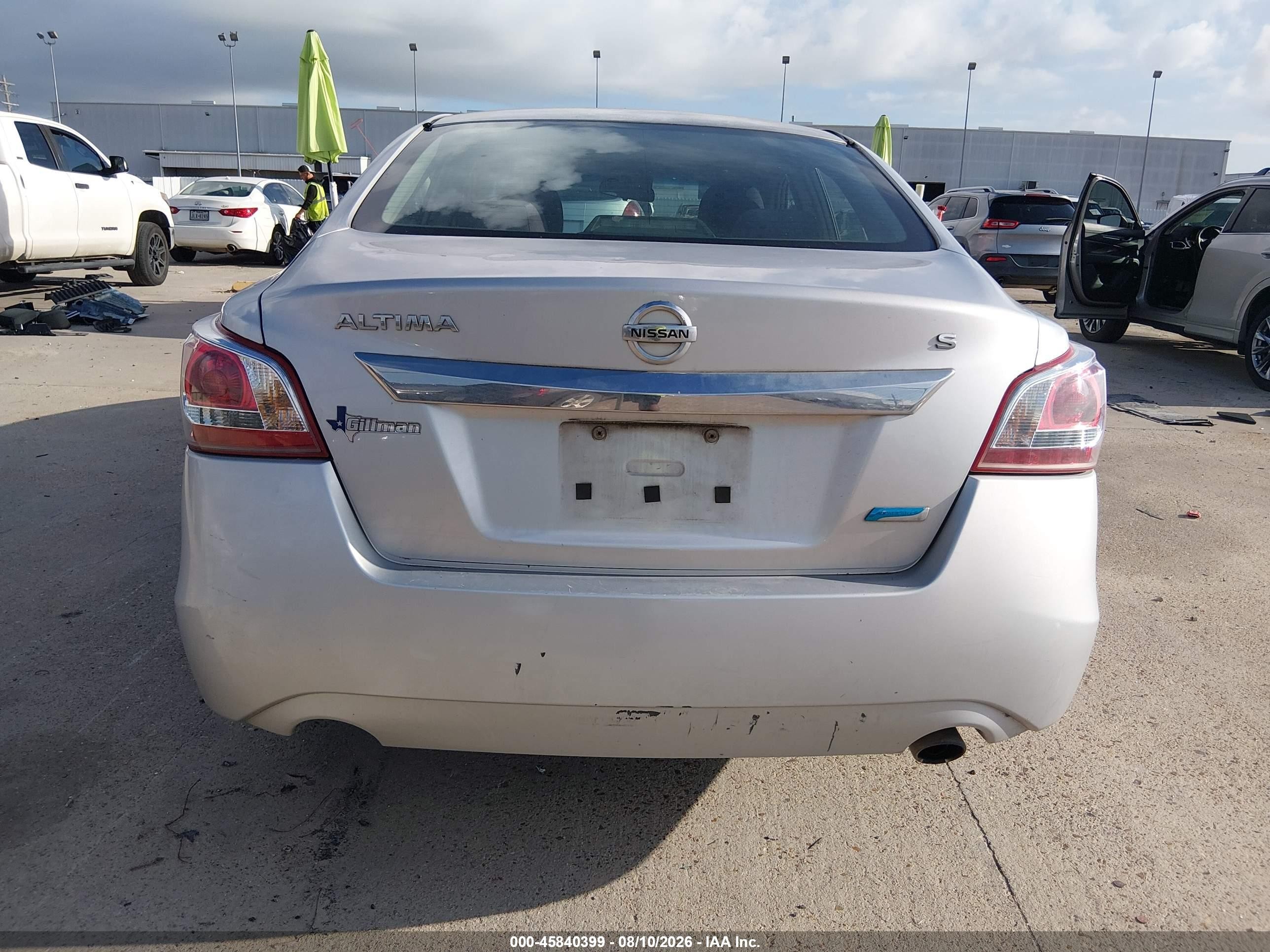 2013 Nissan Altima 2.5 S Silver vin: 1N4AL3AP0DC166358