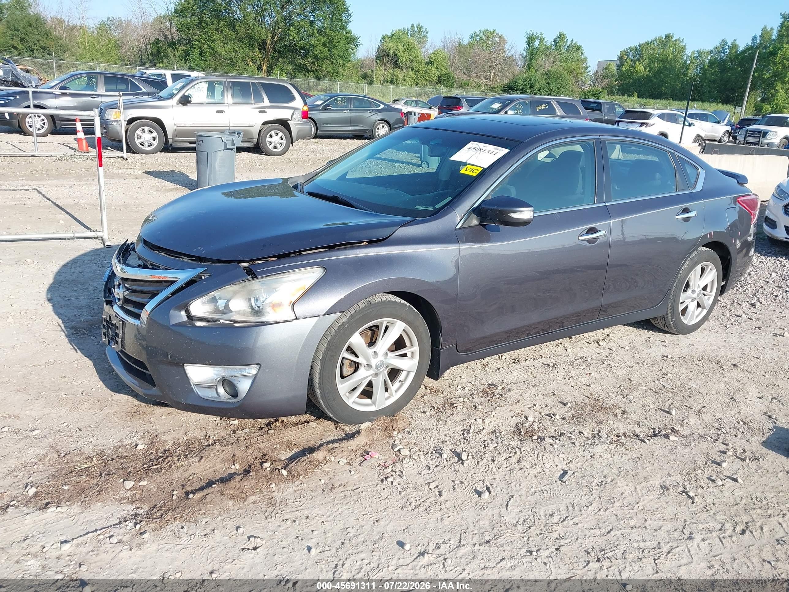 2013 Nissan Altima 2.5 Sl Gray vin: 1N4AL3AP0DC169101