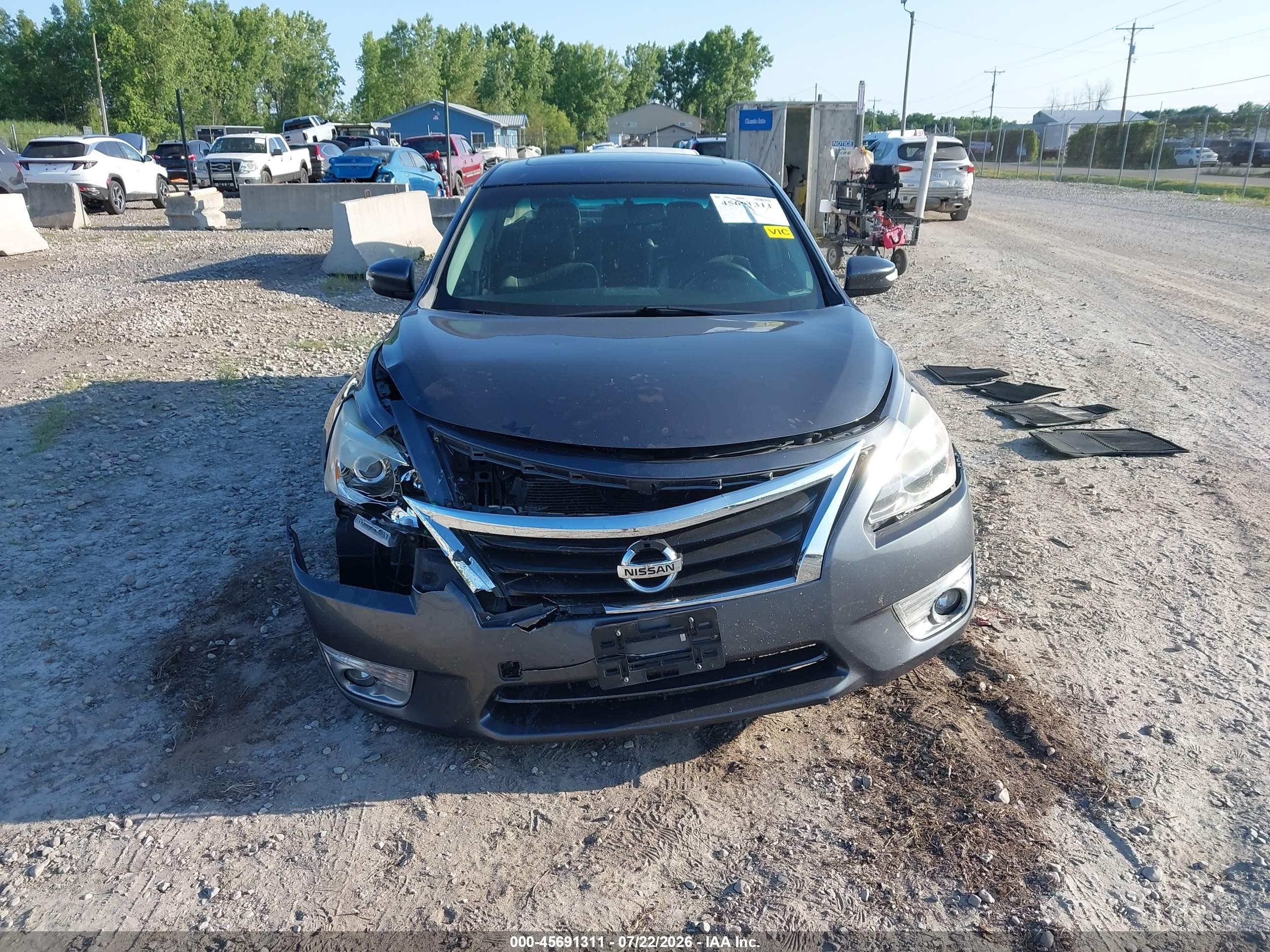 2013 Nissan Altima 2.5 Sl Gray vin: 1N4AL3AP0DC169101