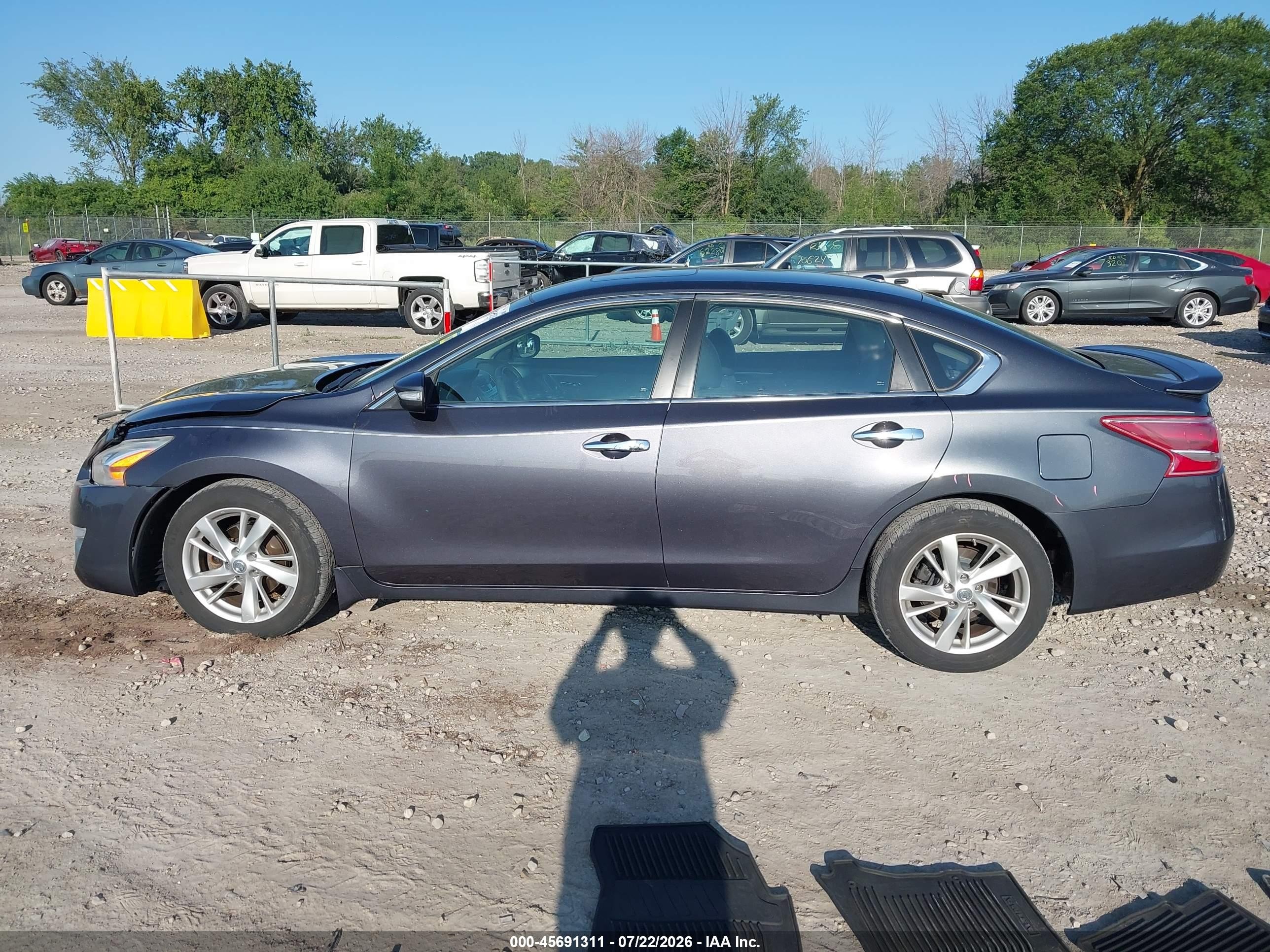 2013 Nissan Altima 2.5 Sl Gray vin: 1N4AL3AP0DC169101