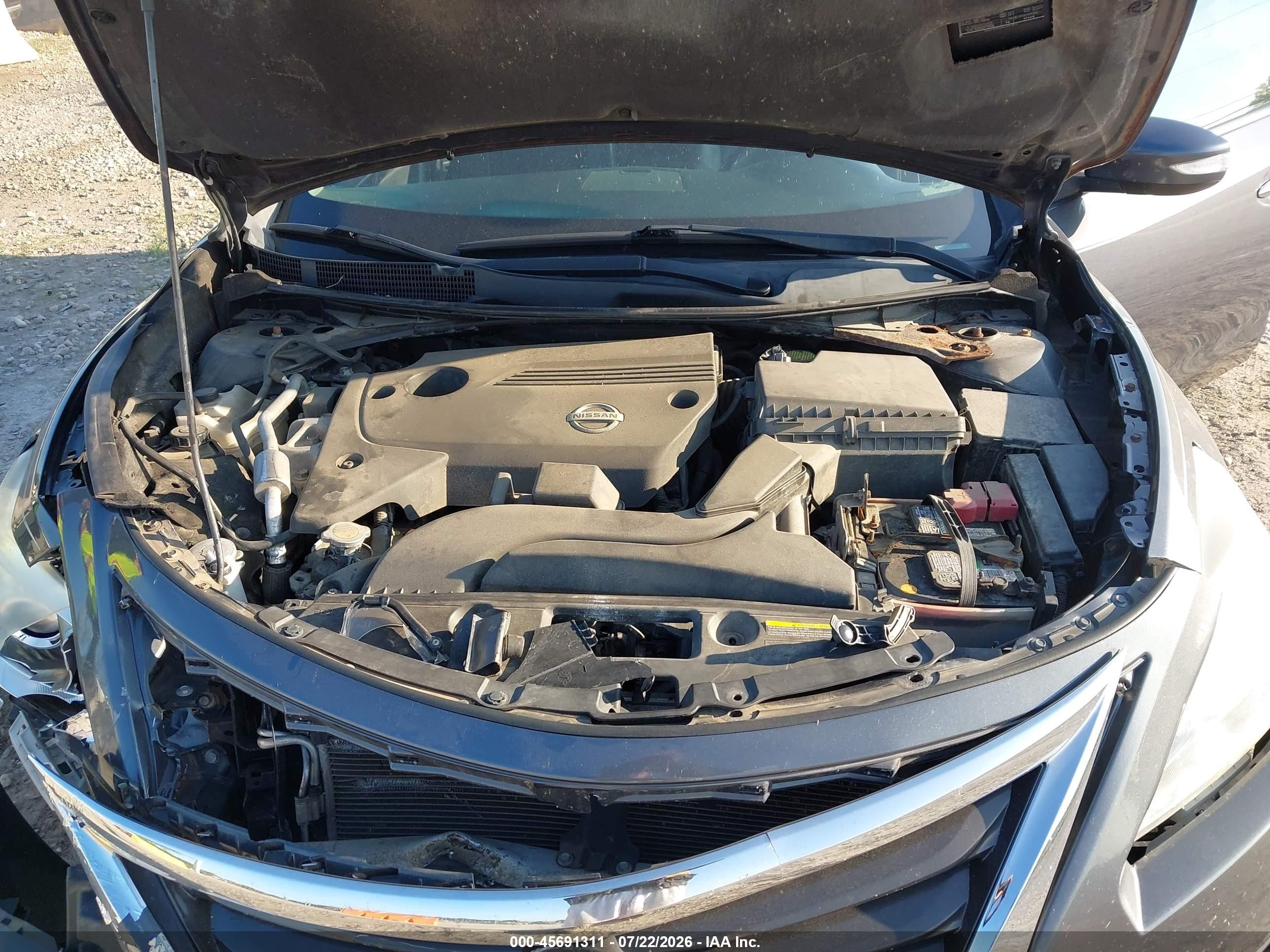 2013 Nissan Altima 2.5 Sl Gray vin: 1N4AL3AP0DC169101