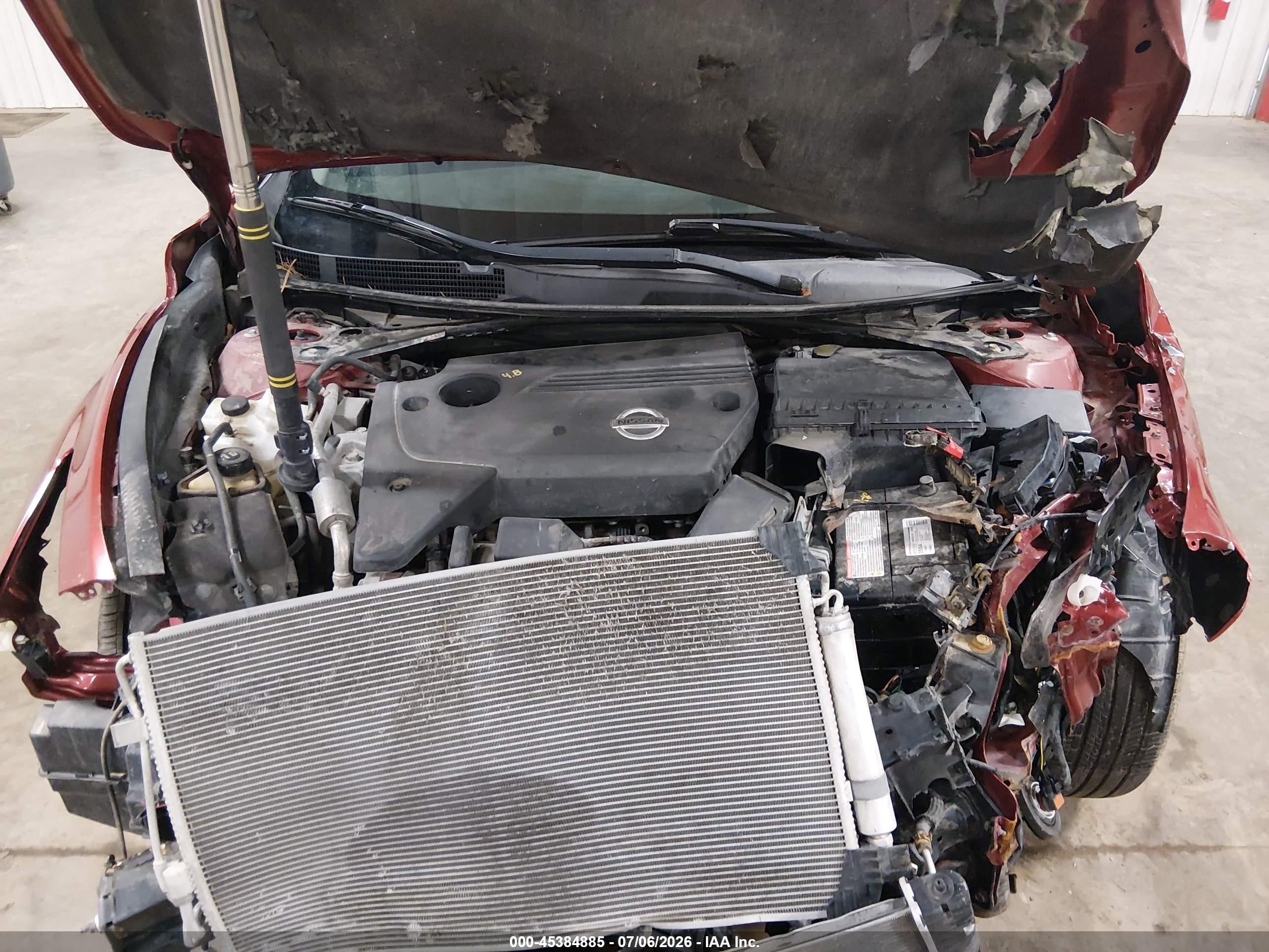 2013 Nissan Altima 2.5 S Red vin: 1N4AL3AP0DC185735