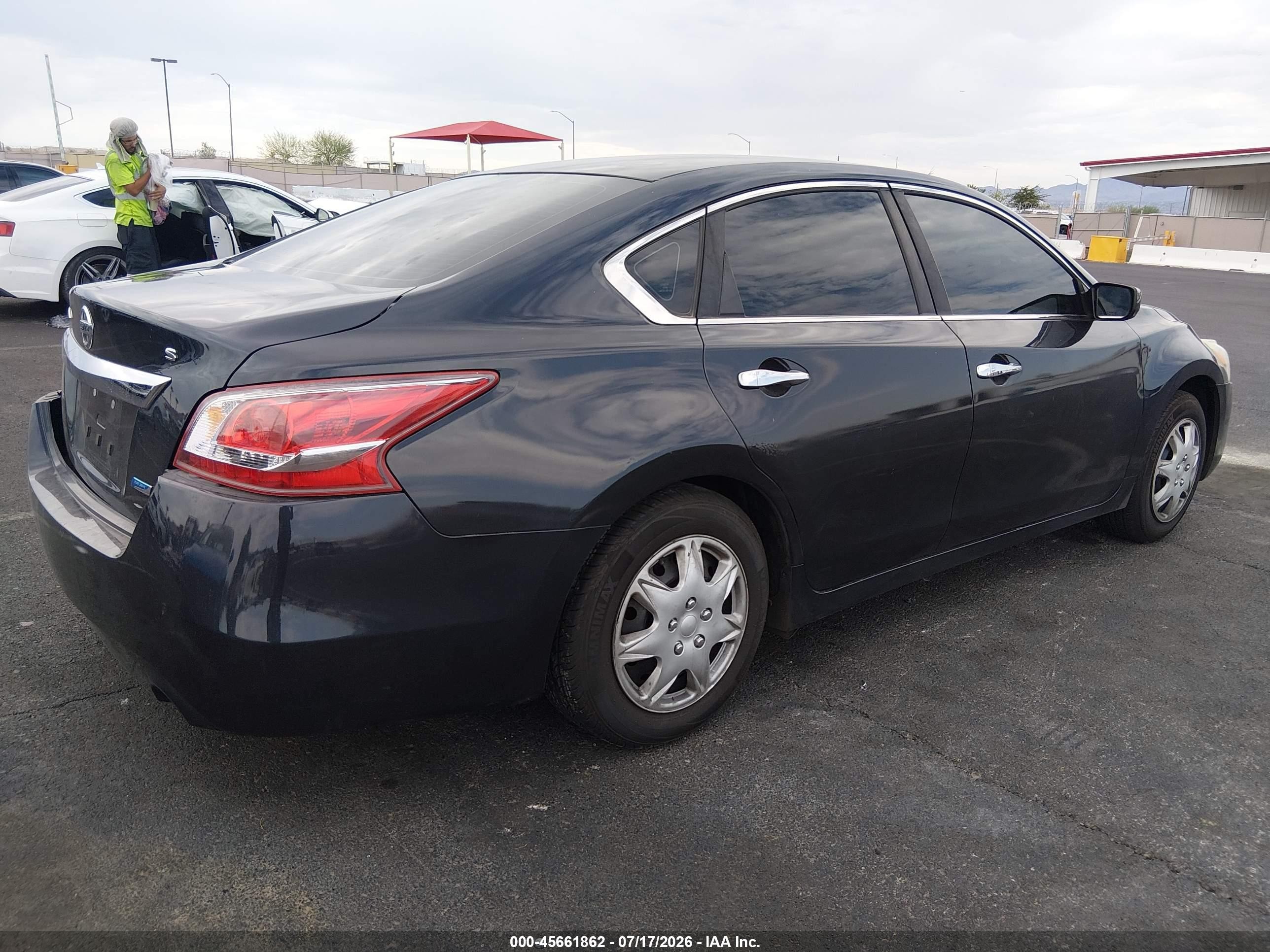 2013 Nissan Altima 2.5 S Black vin: 1N4AL3AP0DC194516