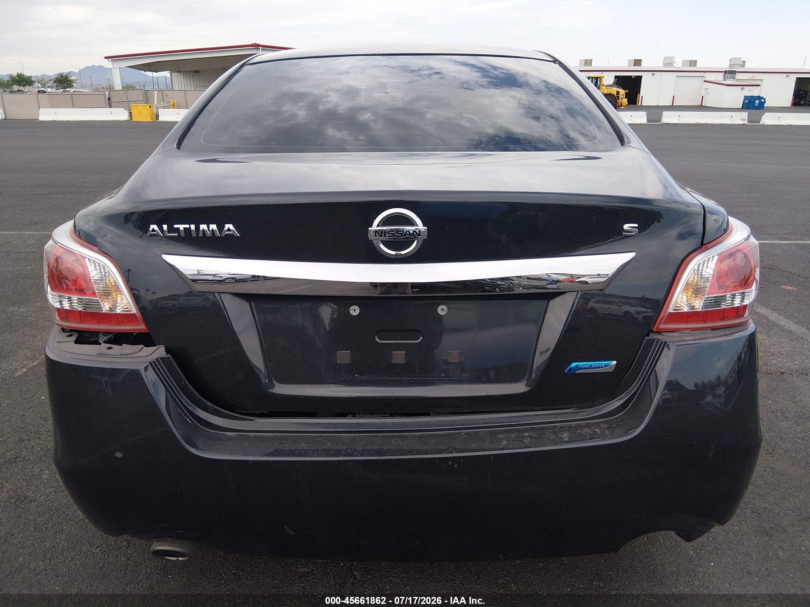 2013 Nissan Altima 2.5 S Black vin: 1N4AL3AP0DC194516