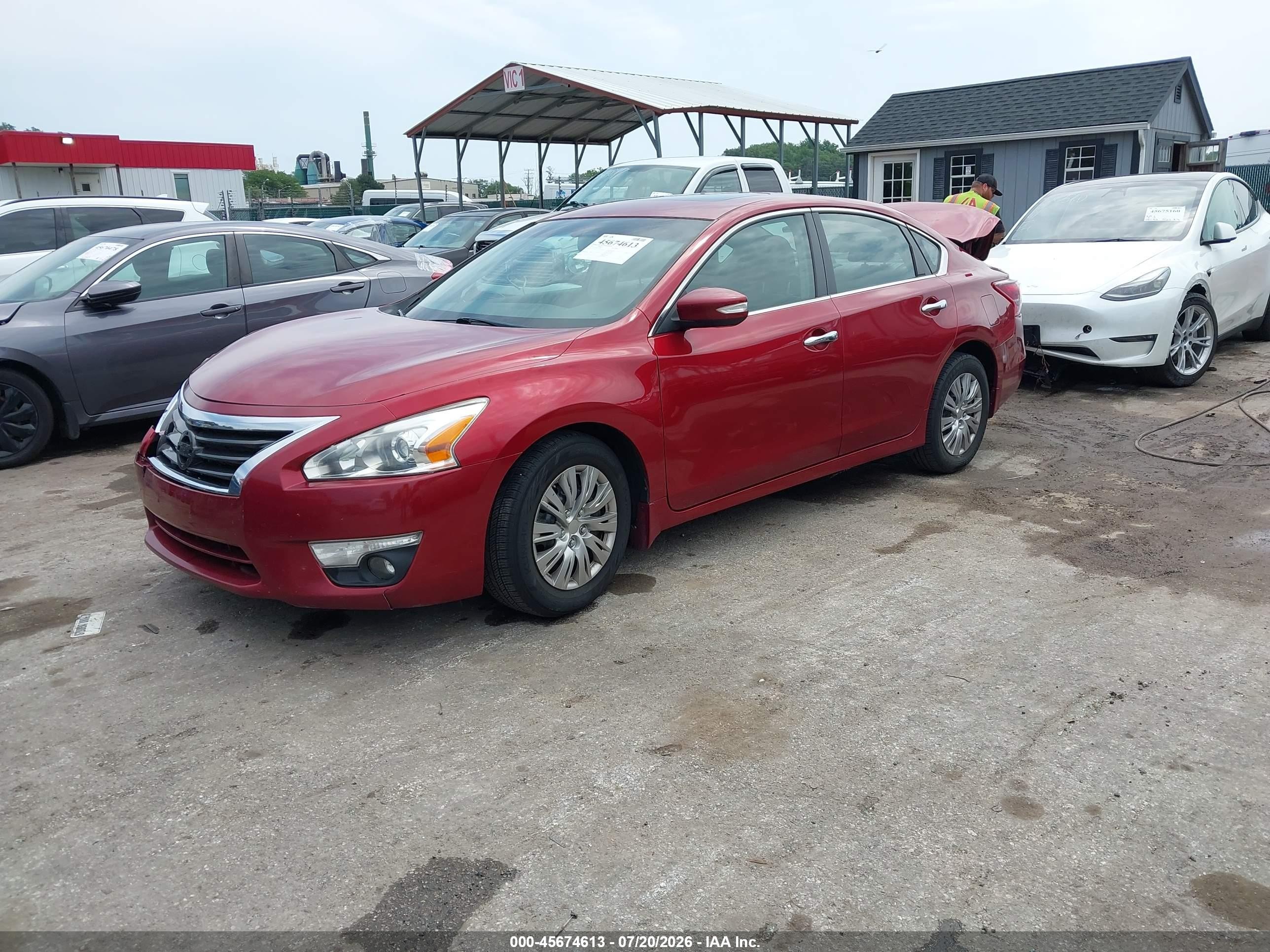 2013 Nissan Altima 2.5 Sl Red vin: 1N4AL3AP0DC211623