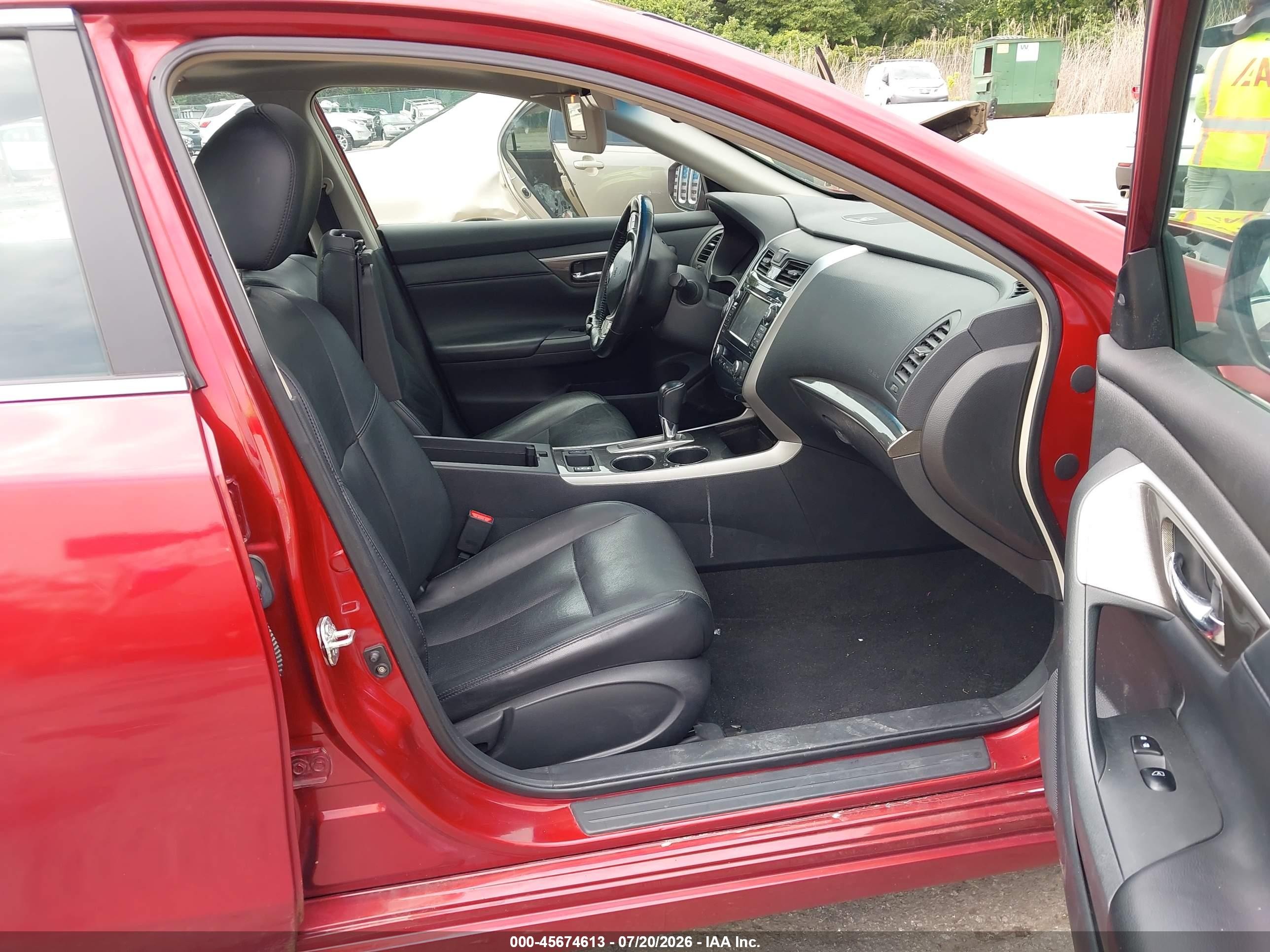 2013 Nissan Altima 2.5 Sl Red vin: 1N4AL3AP0DC211623