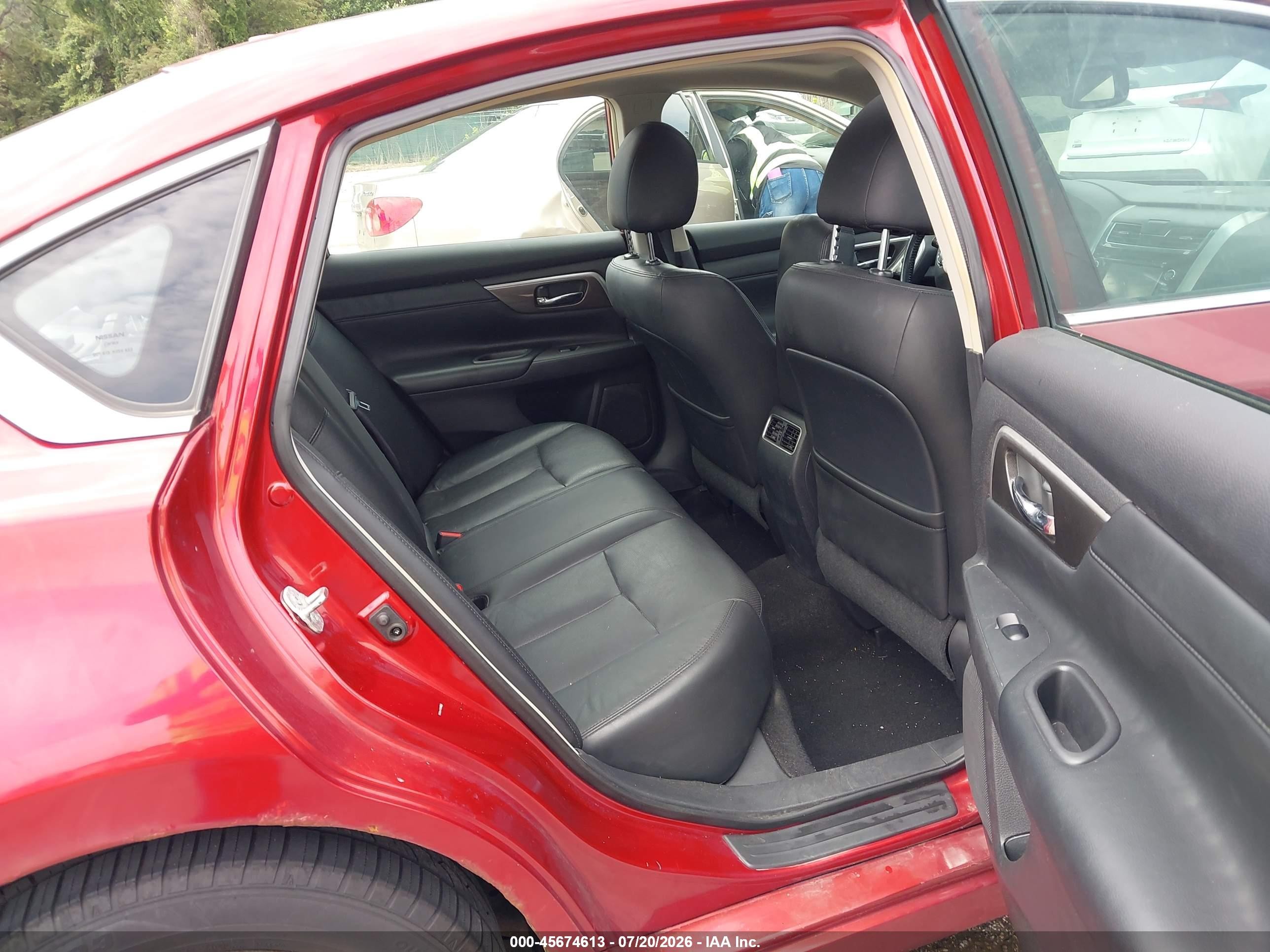 2013 Nissan Altima 2.5 Sl Red vin: 1N4AL3AP0DC211623