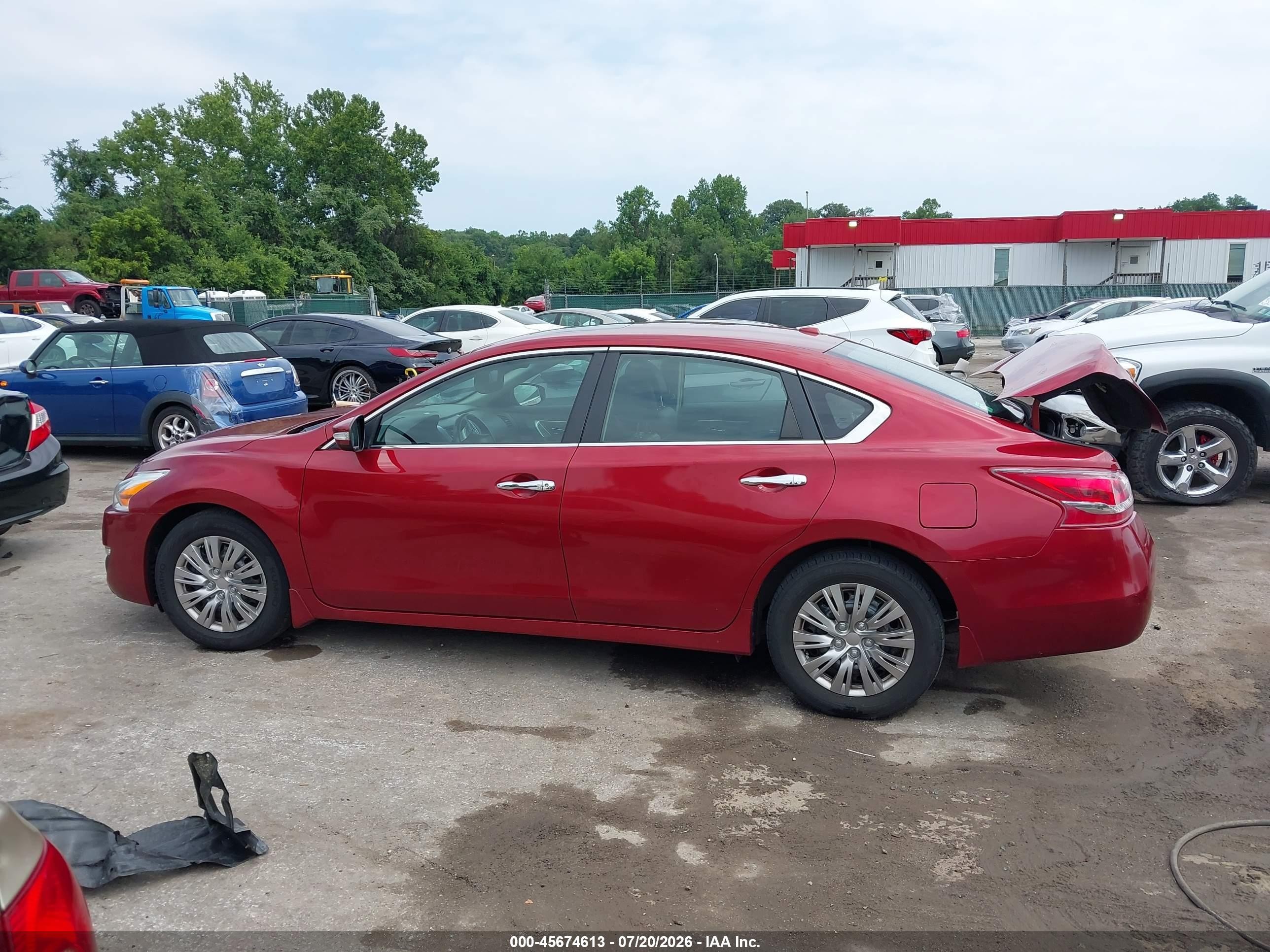2013 Nissan Altima 2.5 Sl Red vin: 1N4AL3AP0DC211623
