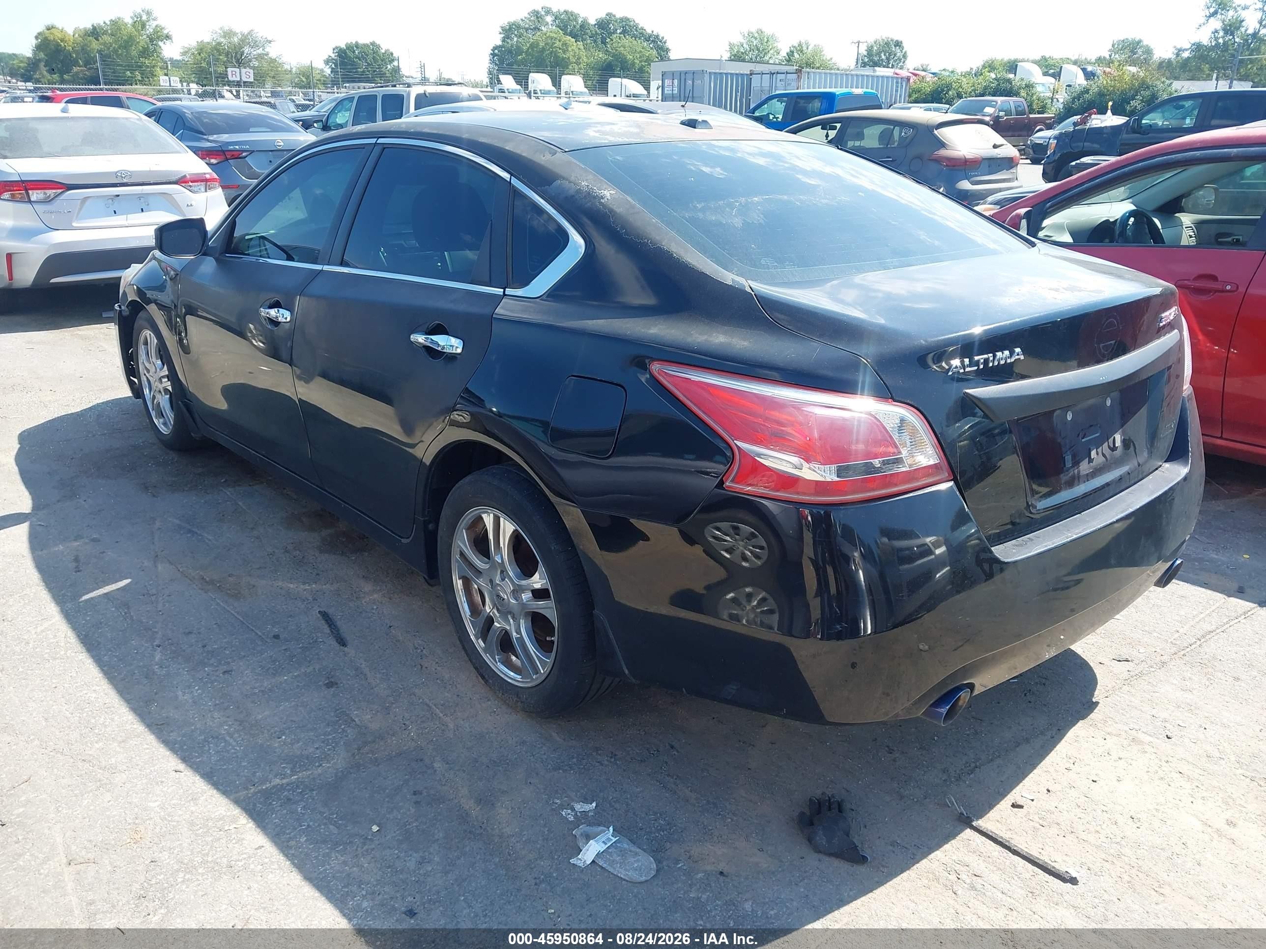 2013 Nissan Altima 2.5 Sl Black vin: 1N4AL3AP0DC224551