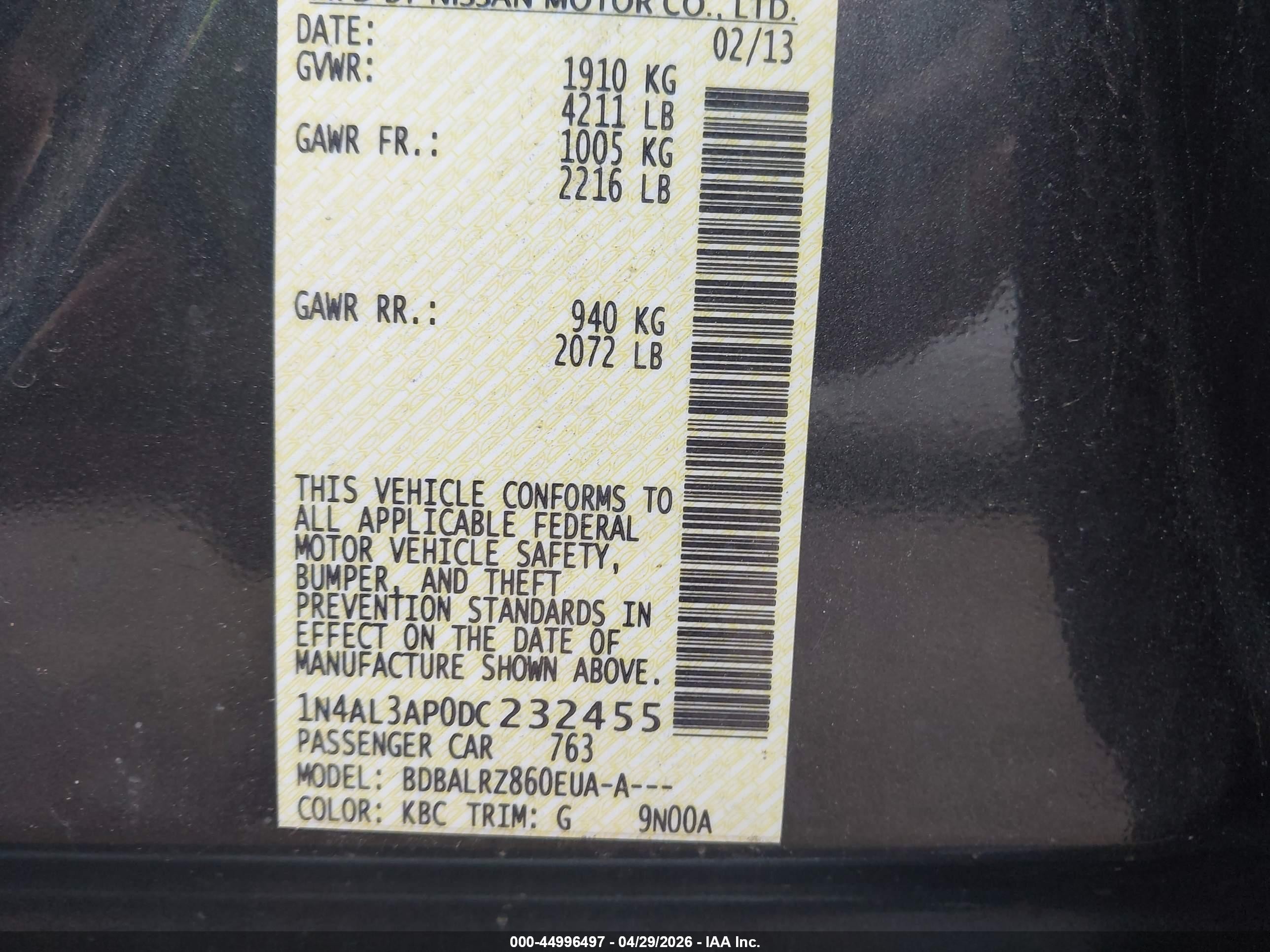 2013 Nissan Altima 2.5 S Gray vin: 1N4AL3AP0DC232455