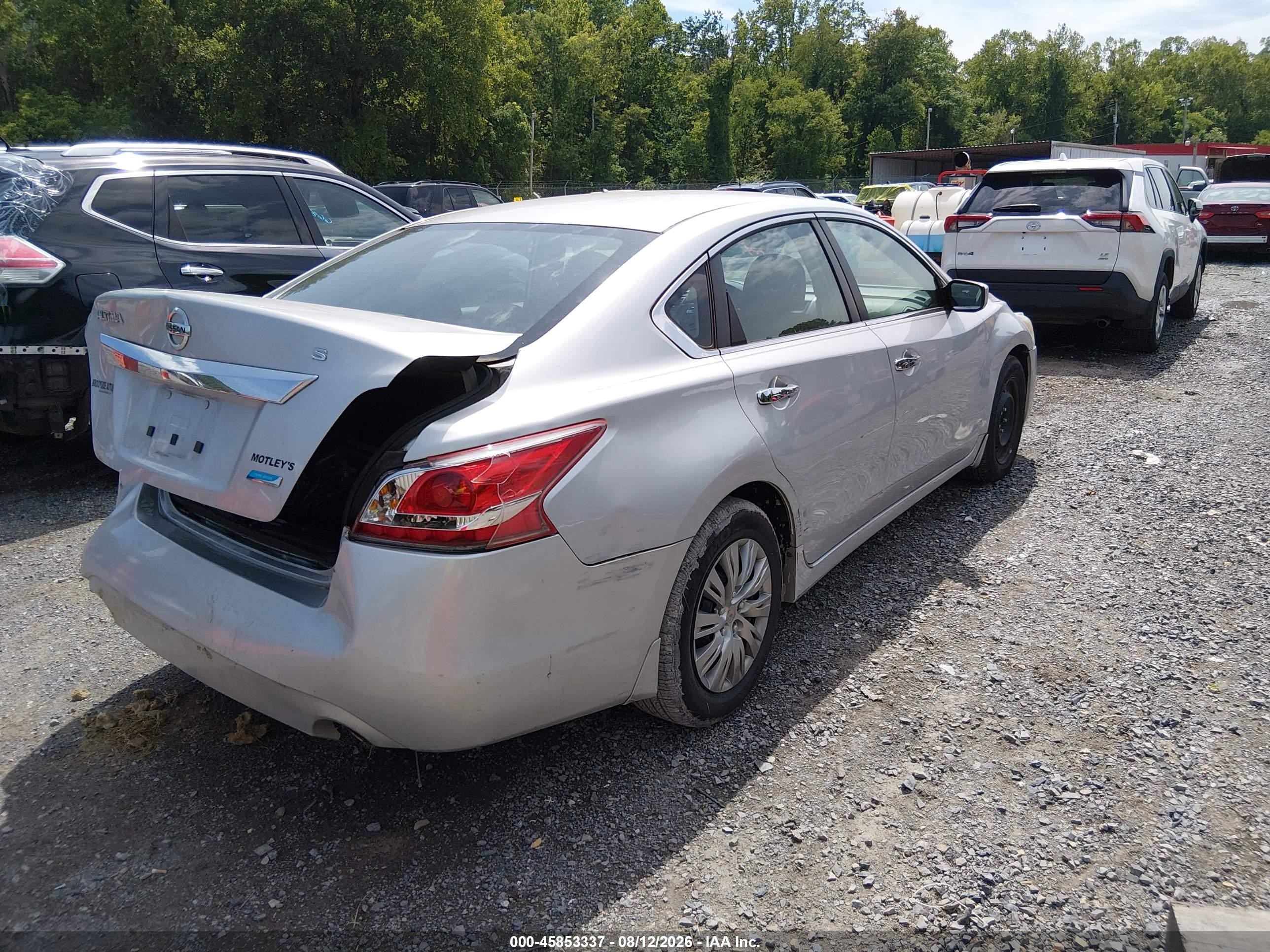 2013 Nissan Altima 2.5 S Silver vin: 1N4AL3AP0DC234321