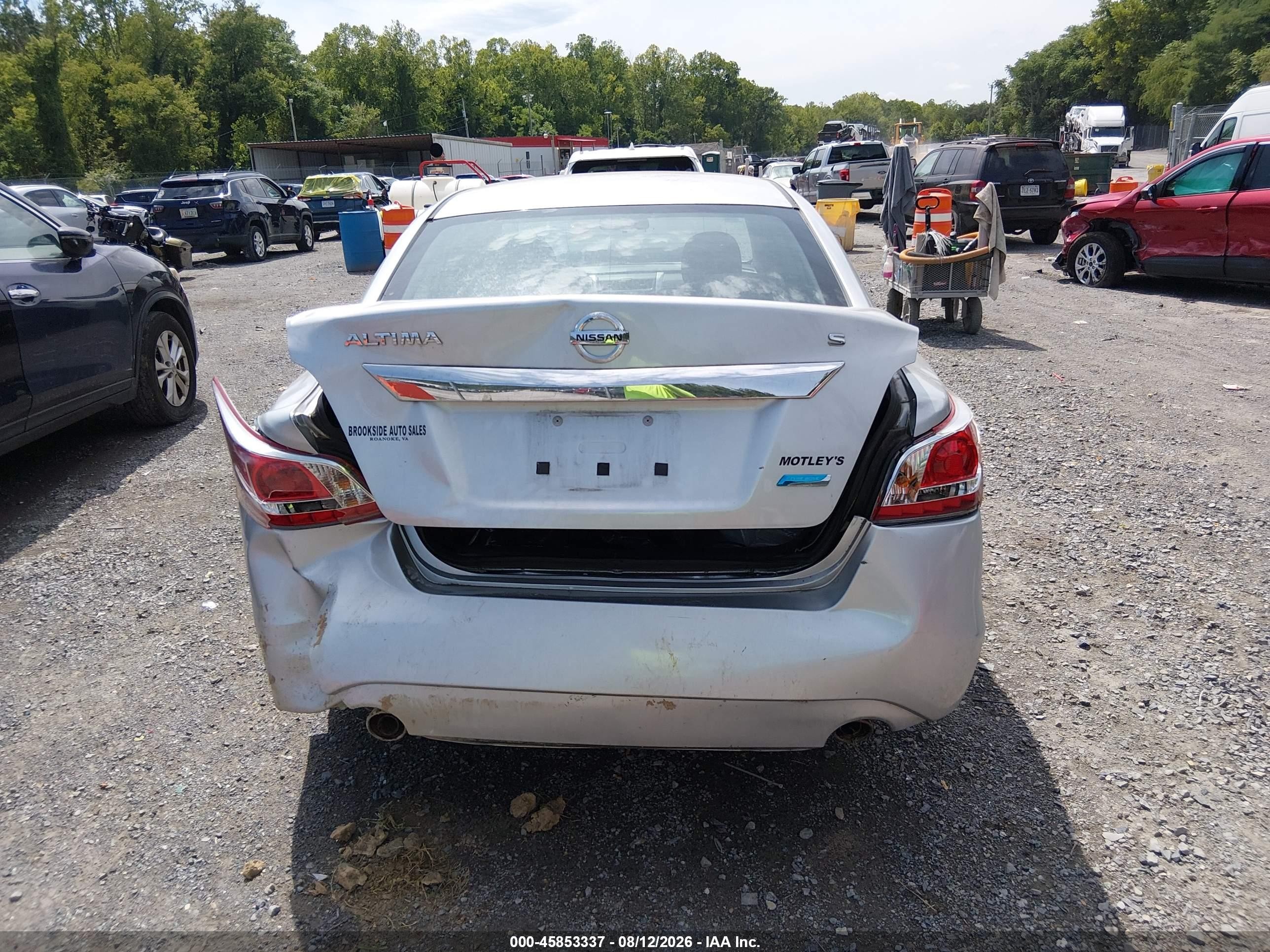 2013 Nissan Altima 2.5 S Silver vin: 1N4AL3AP0DC234321