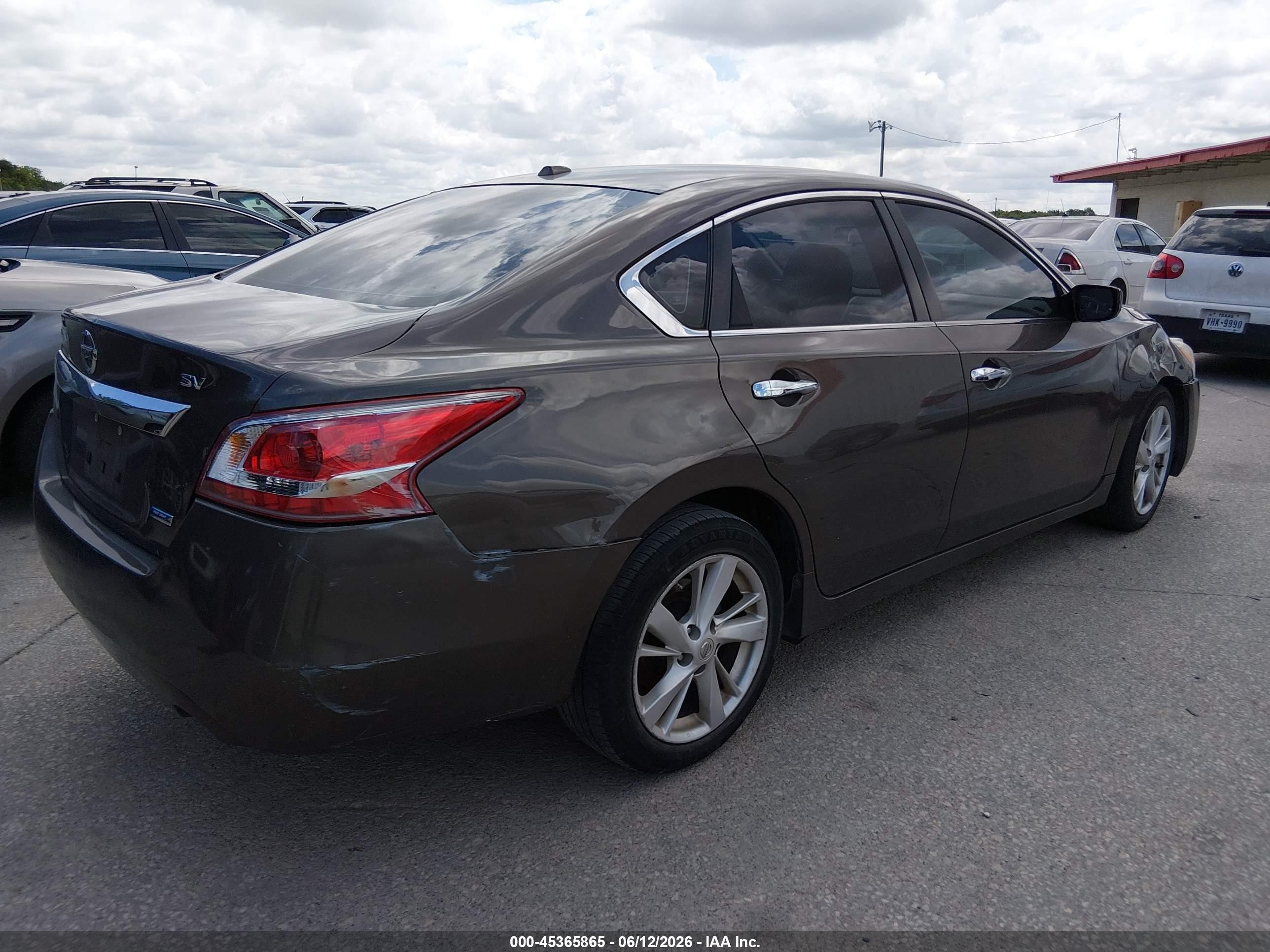2013 Nissan Altima 2.5 Sv Brown vin: 1N4AL3AP0DC245769