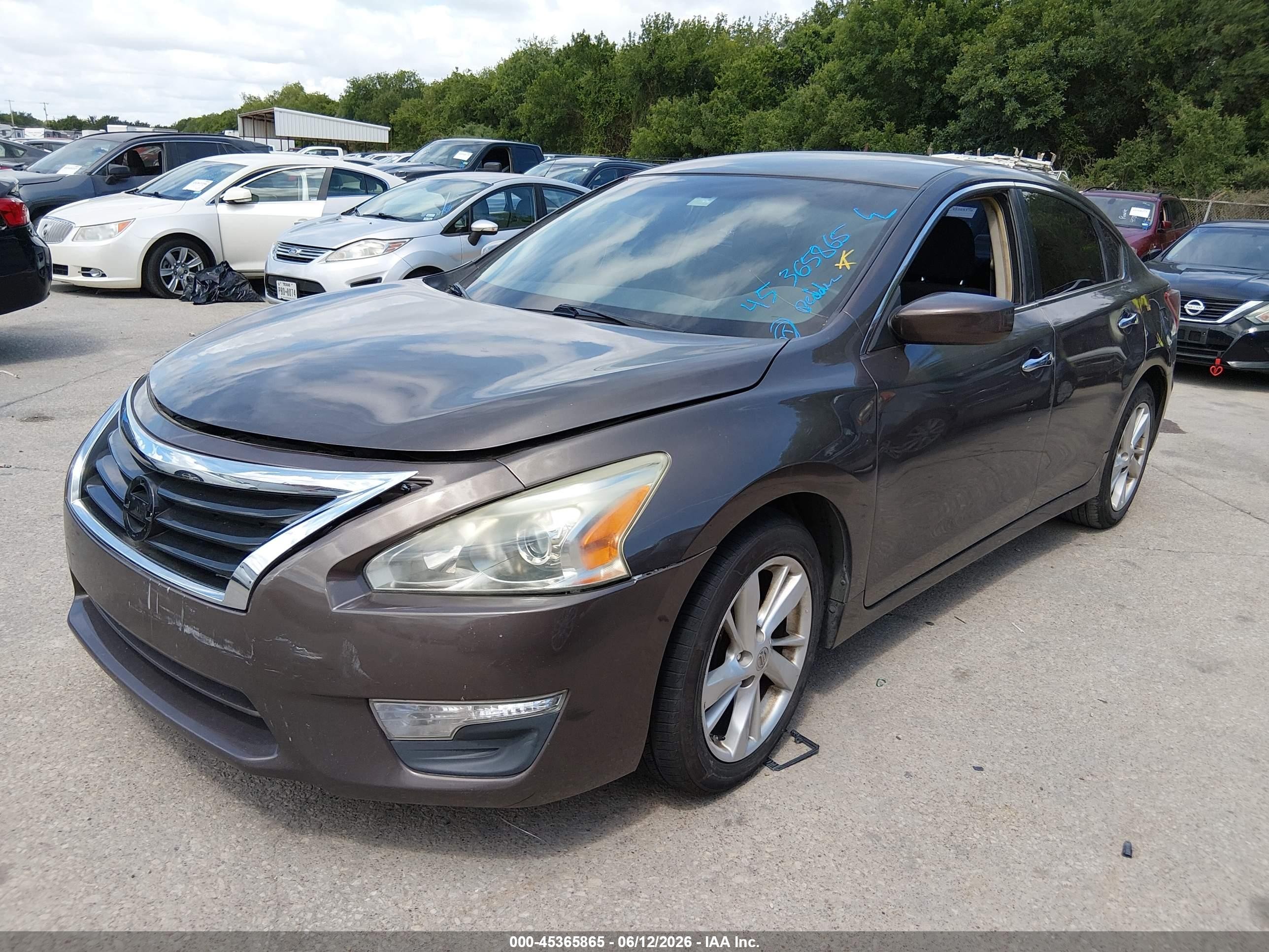 2013 Nissan Altima 2.5 Sv Brown vin: 1N4AL3AP0DC245769