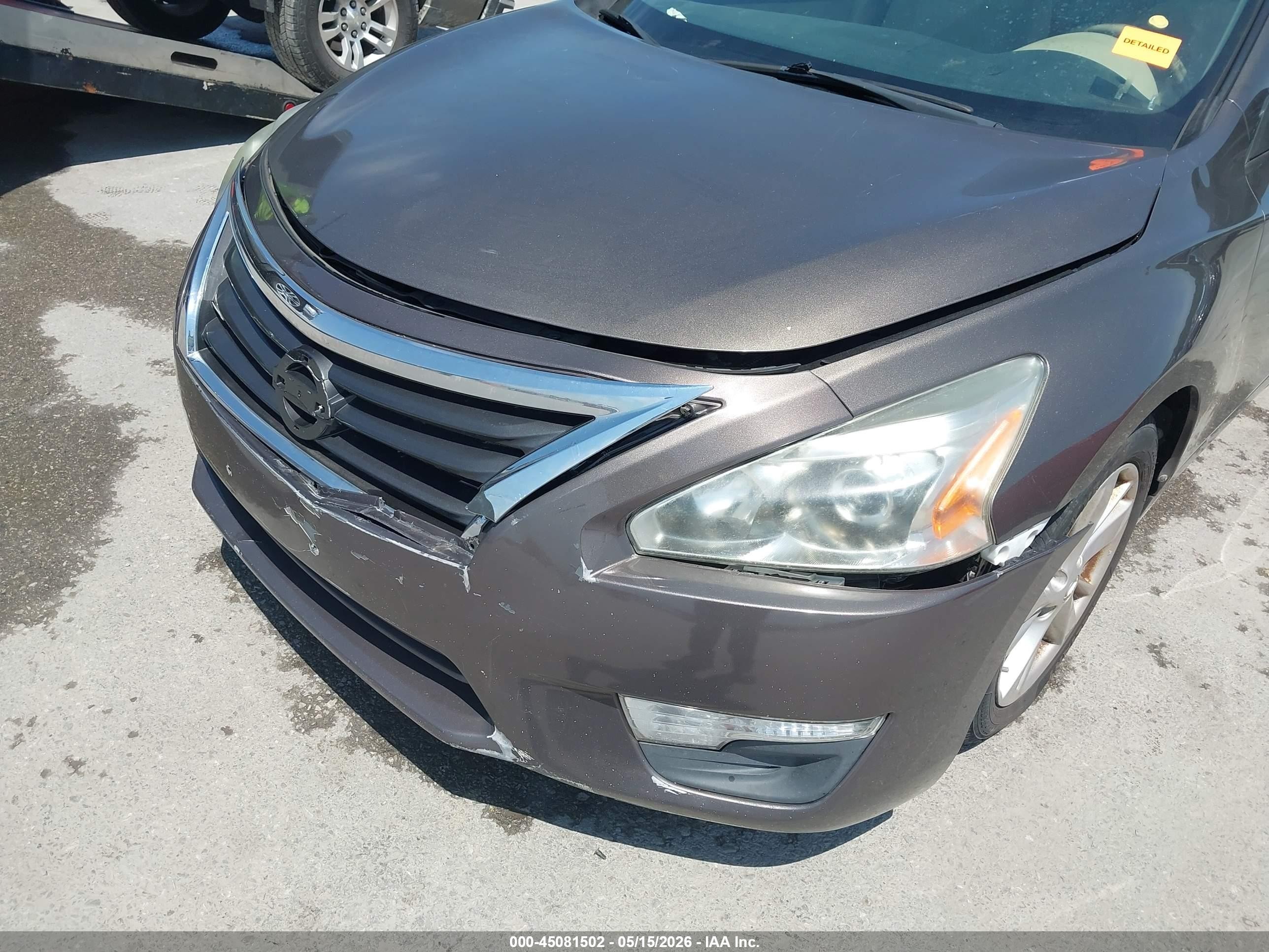 2013 Nissan Altima 2.5 Sv Gray vin: 1N4AL3AP0DC249059