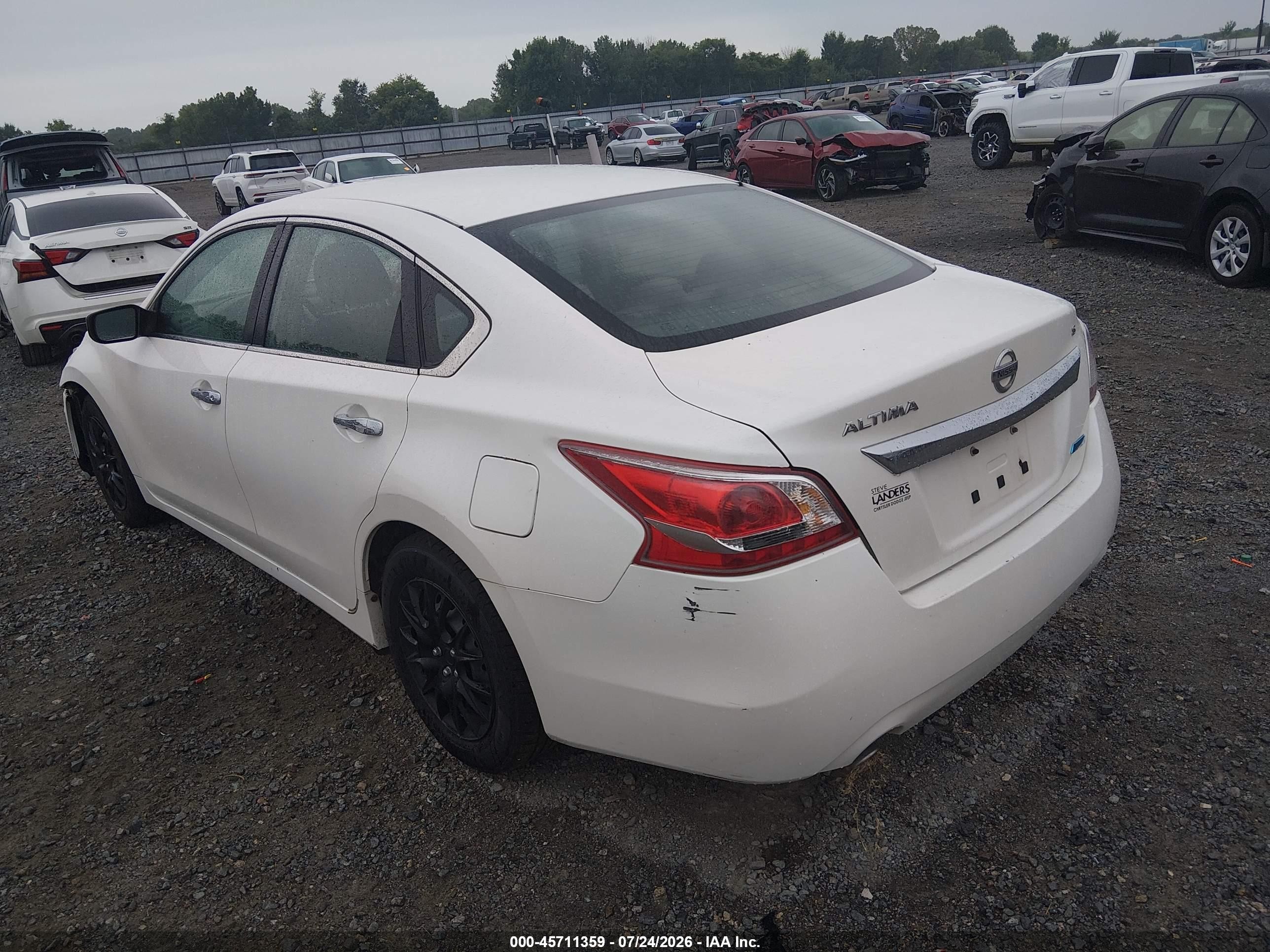 2013 Nissan Altima 2.5 S White vin: 1N4AL3AP0DC272213