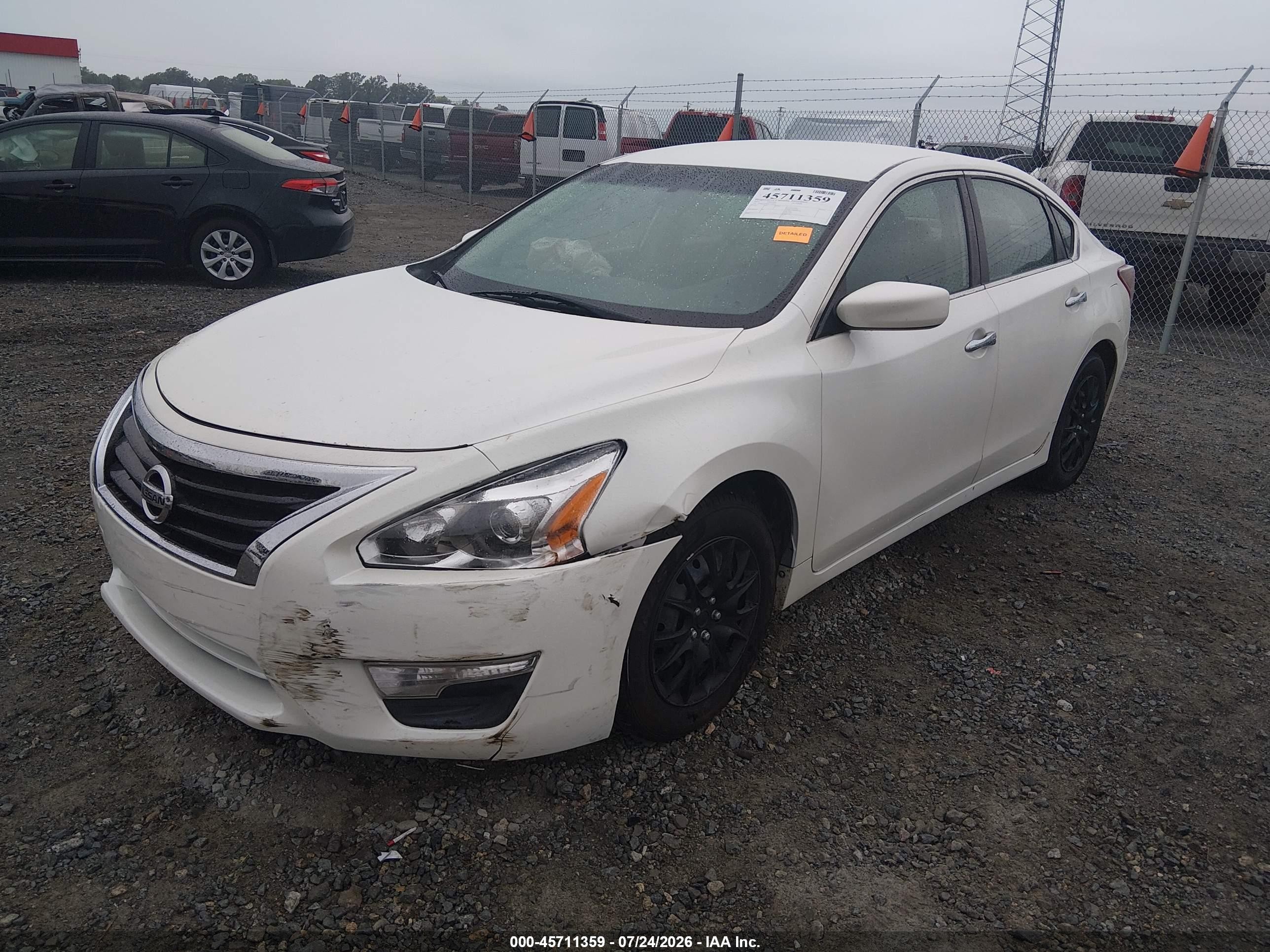 2013 Nissan Altima 2.5 S White vin: 1N4AL3AP0DC272213