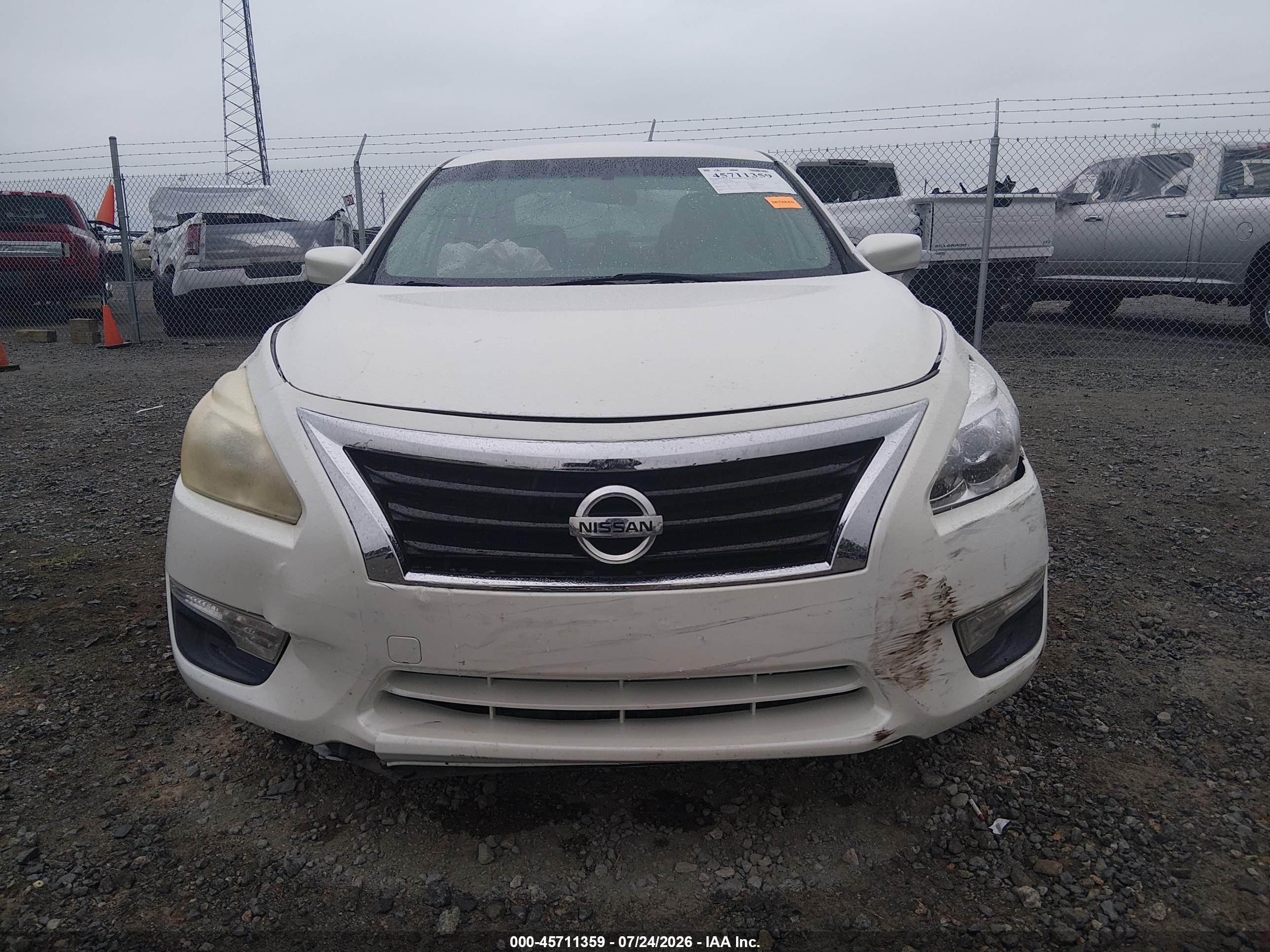 2013 Nissan Altima 2.5 S White vin: 1N4AL3AP0DC272213