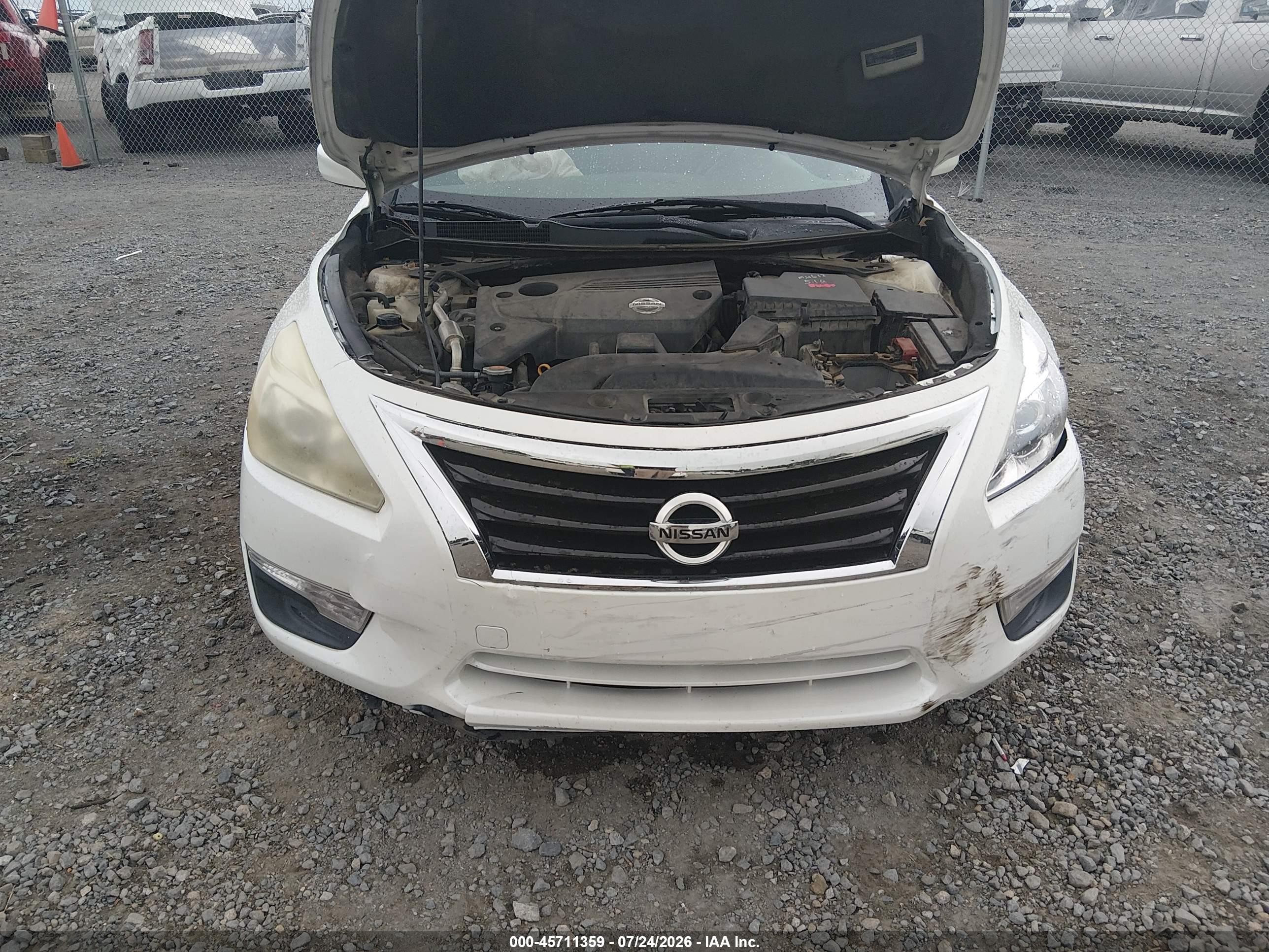 2013 Nissan Altima 2.5 S White vin: 1N4AL3AP0DC272213