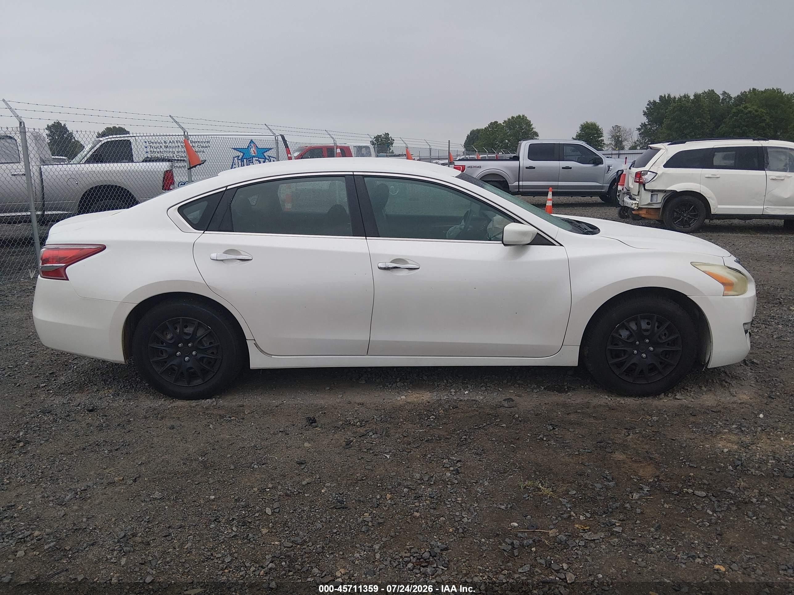 2013 Nissan Altima 2.5 S White vin: 1N4AL3AP0DC272213