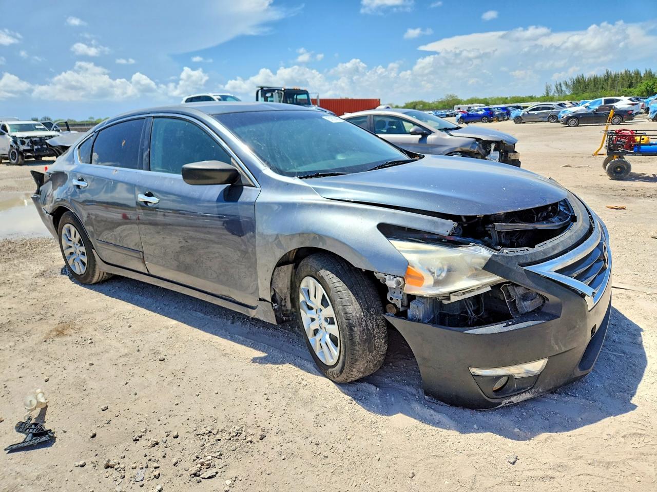 2013 Nissan Altima 2.5 Sv Gray vin: 1N4AL3AP0DC280327