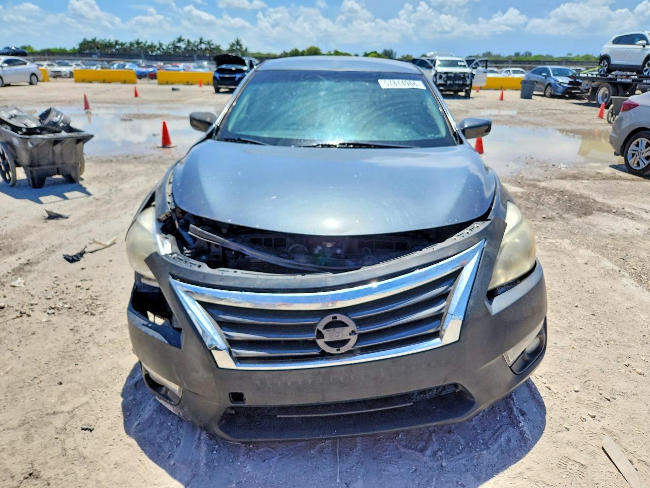 2013 Nissan Altima 2.5 Sv Gray vin: 1N4AL3AP0DC280327