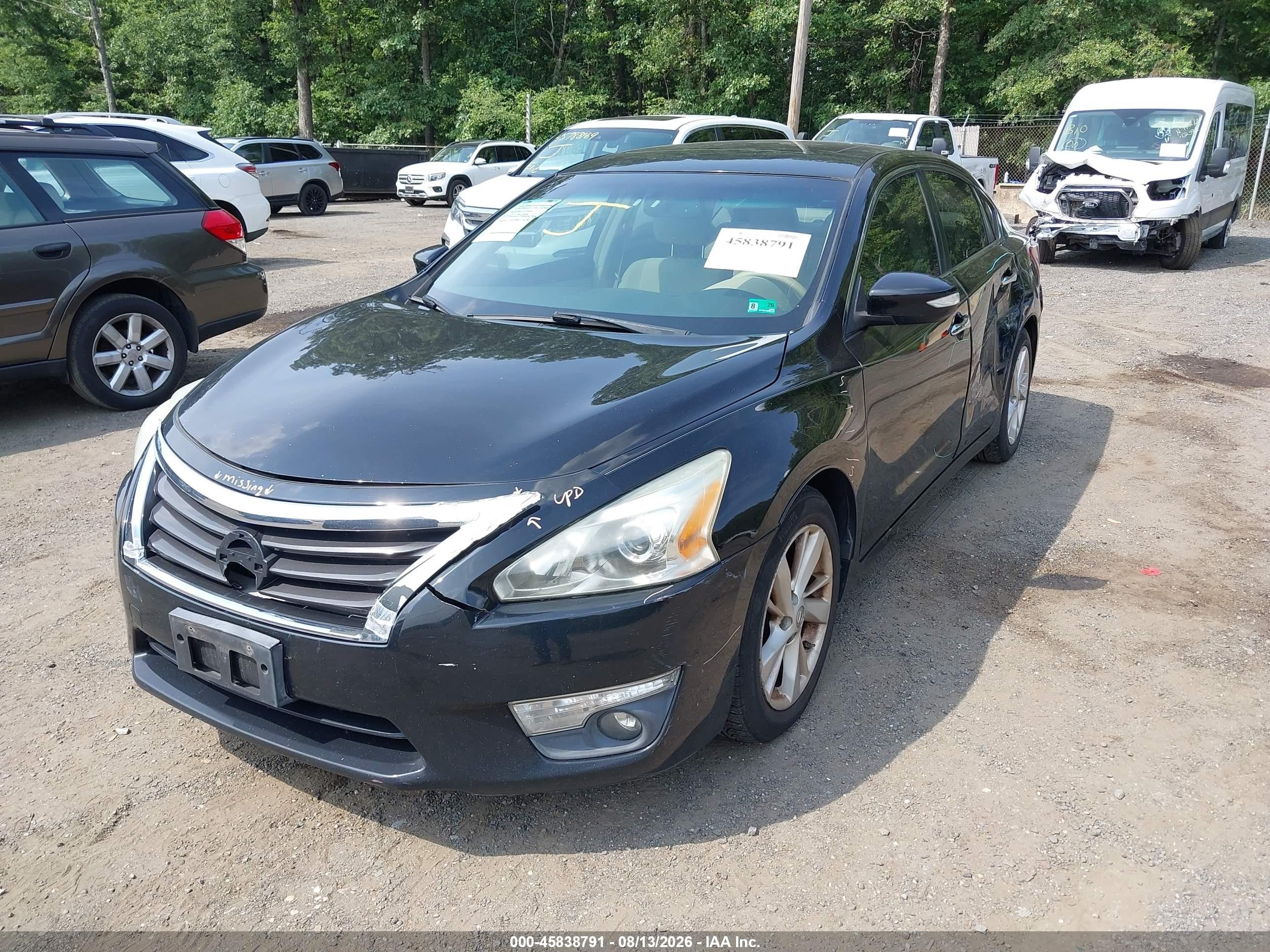 2013 Nissan Altima 2.5 Sv Black vin: 1N4AL3AP0DC288816